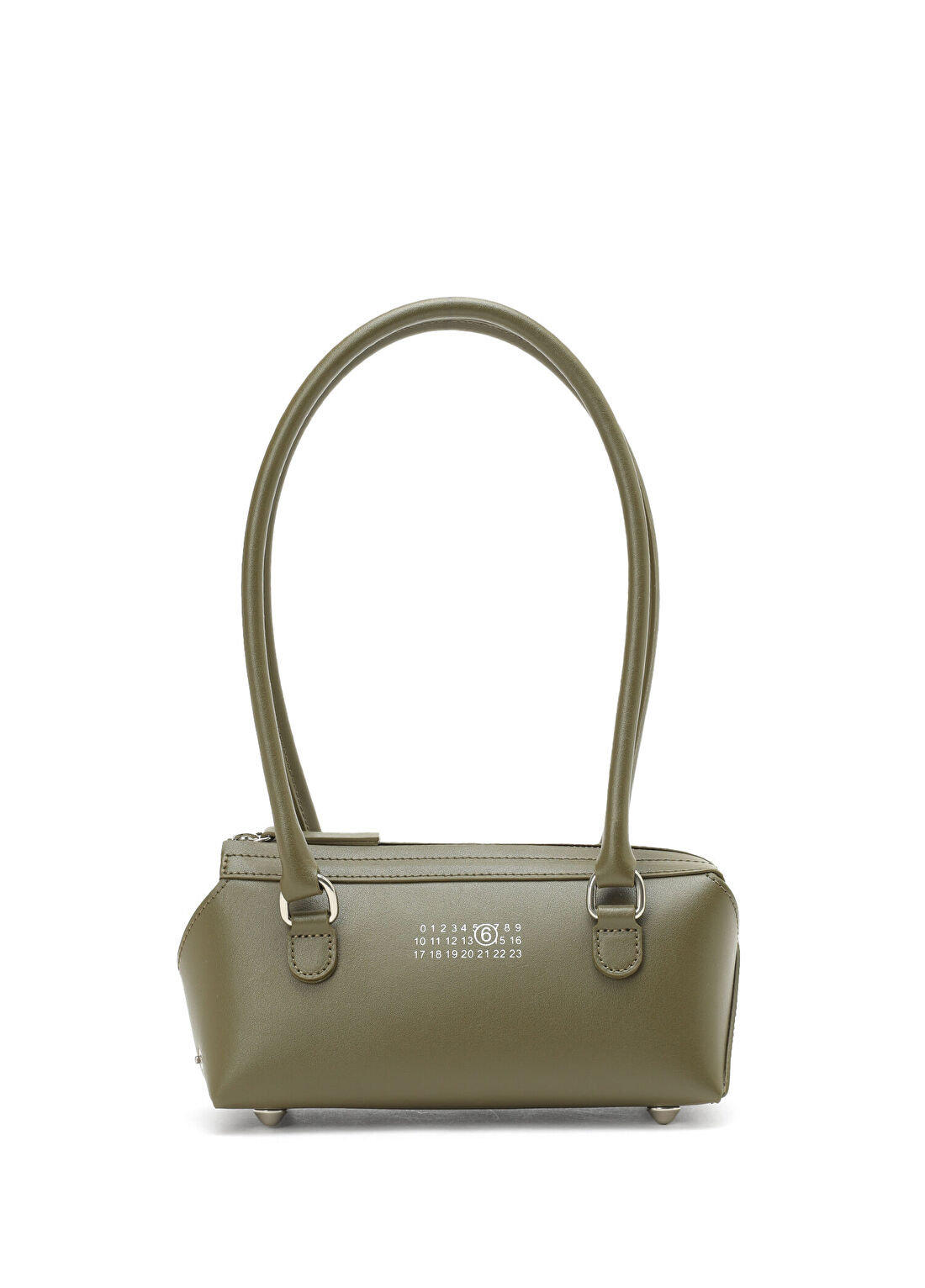 MM6 Maison Margiela Bauletto J Mini Haki Kadın Deri Çanta