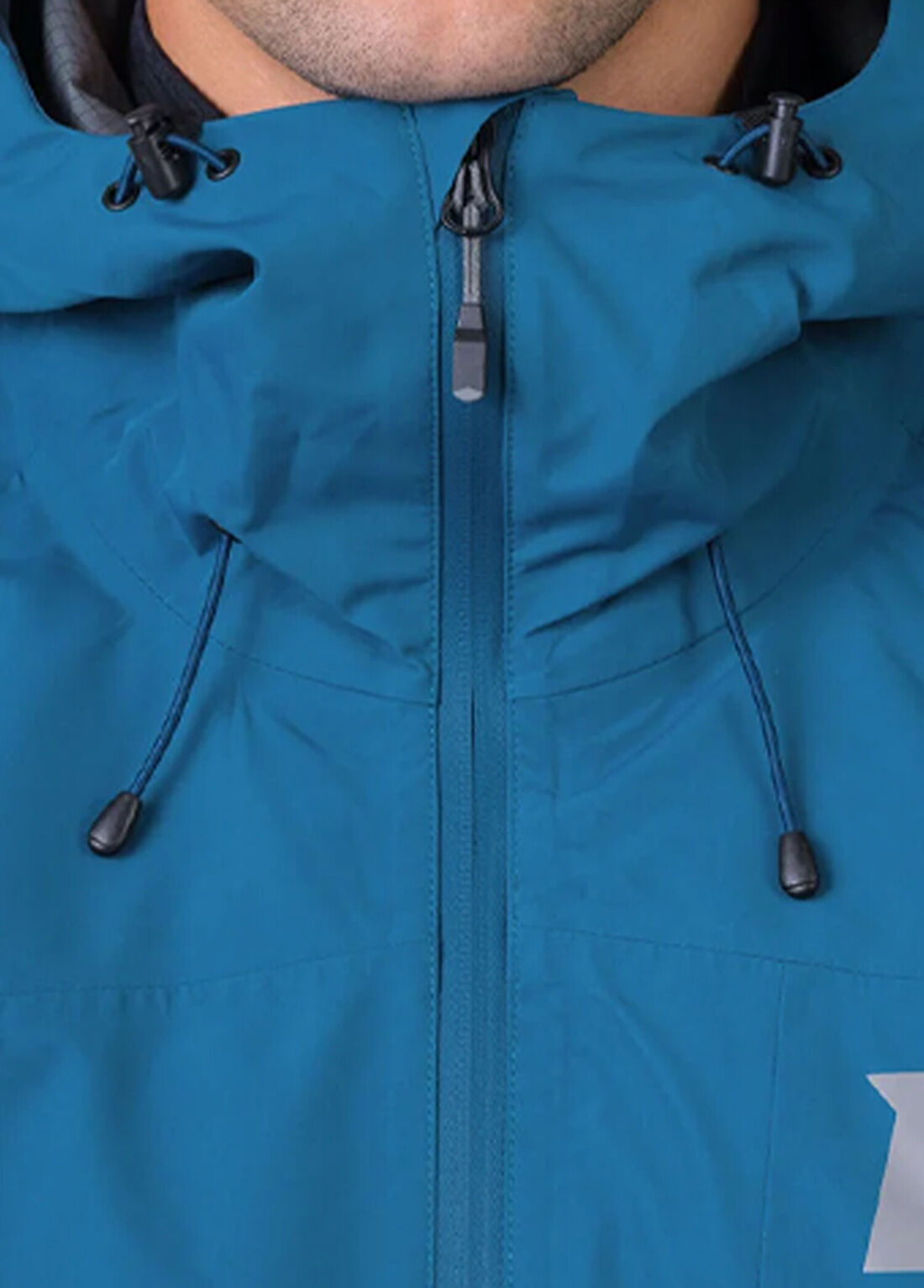 Hannah Alagan İnk Blue Kapüşonlu Erkek Outdoor Ceket görsel 4