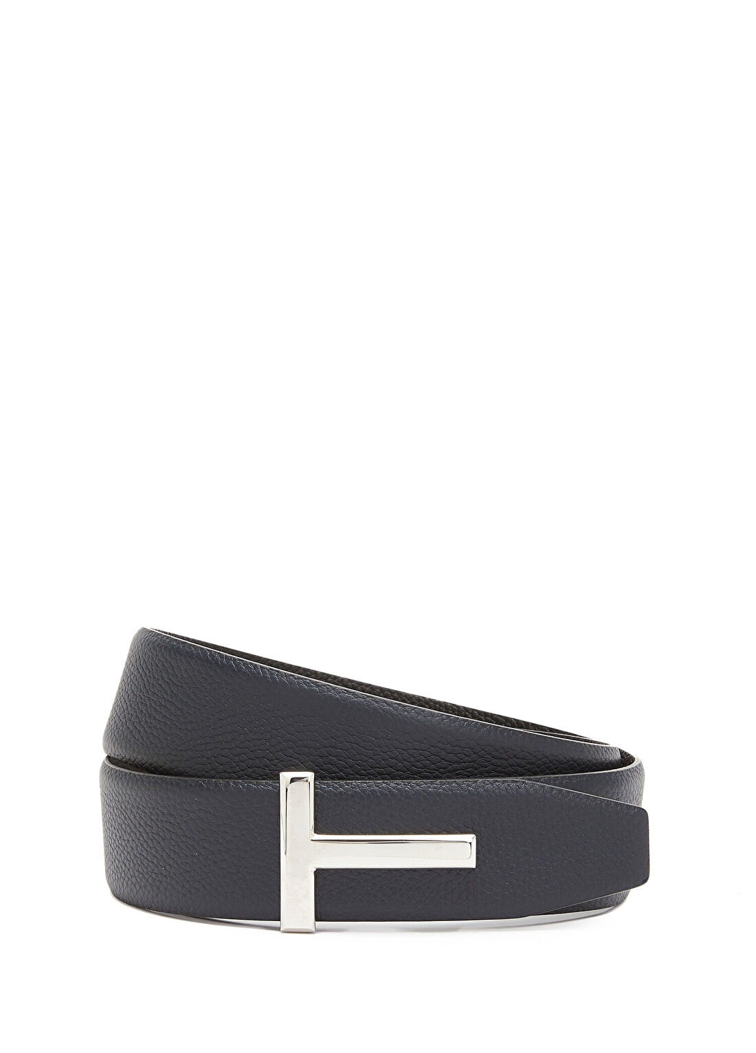 Tom Ford Lacivert Erkek Deri Kemer