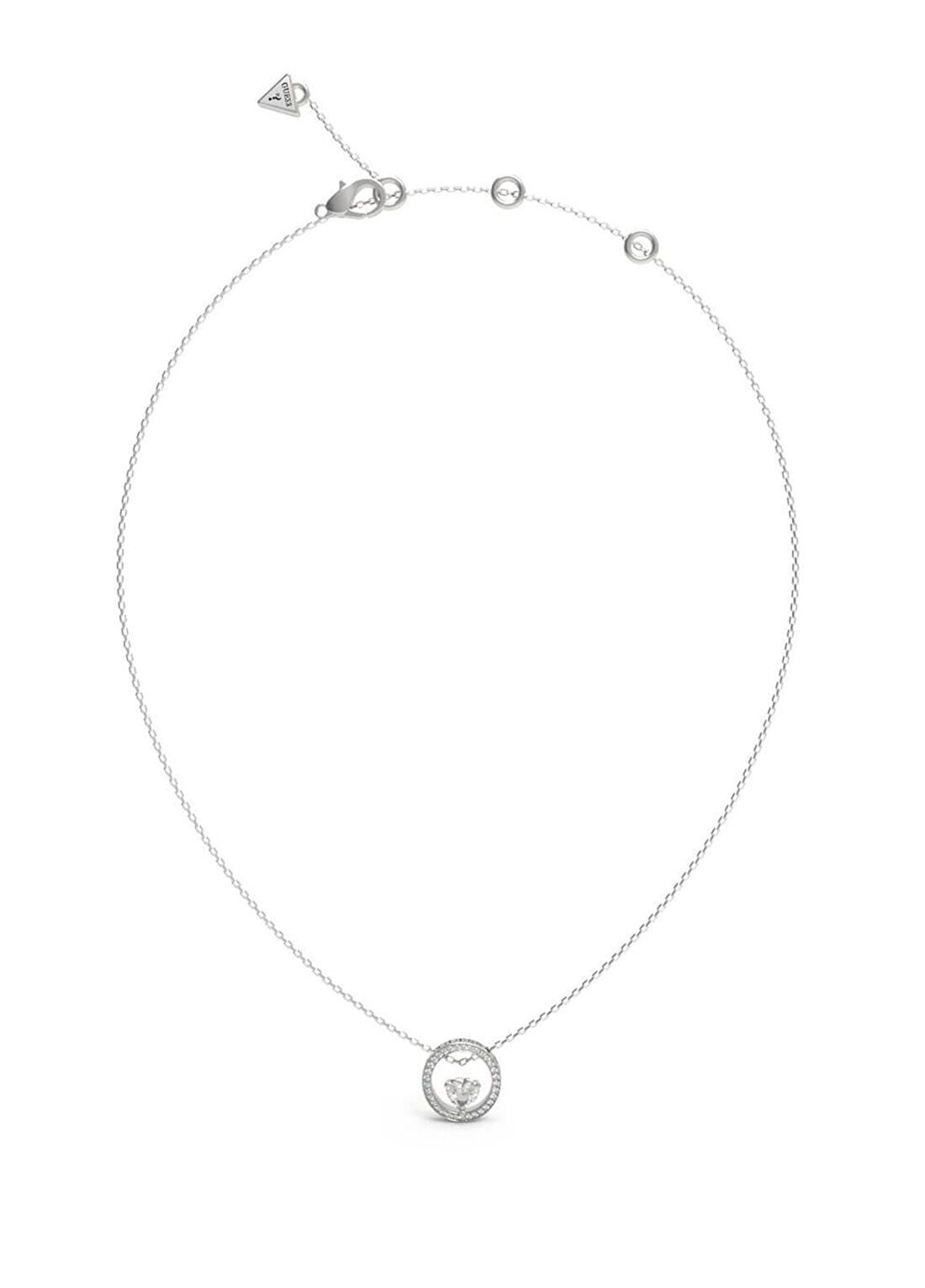 Guess JGUJUBN04665JWRHTU Metalik Gri Çelik Kadın Kolye