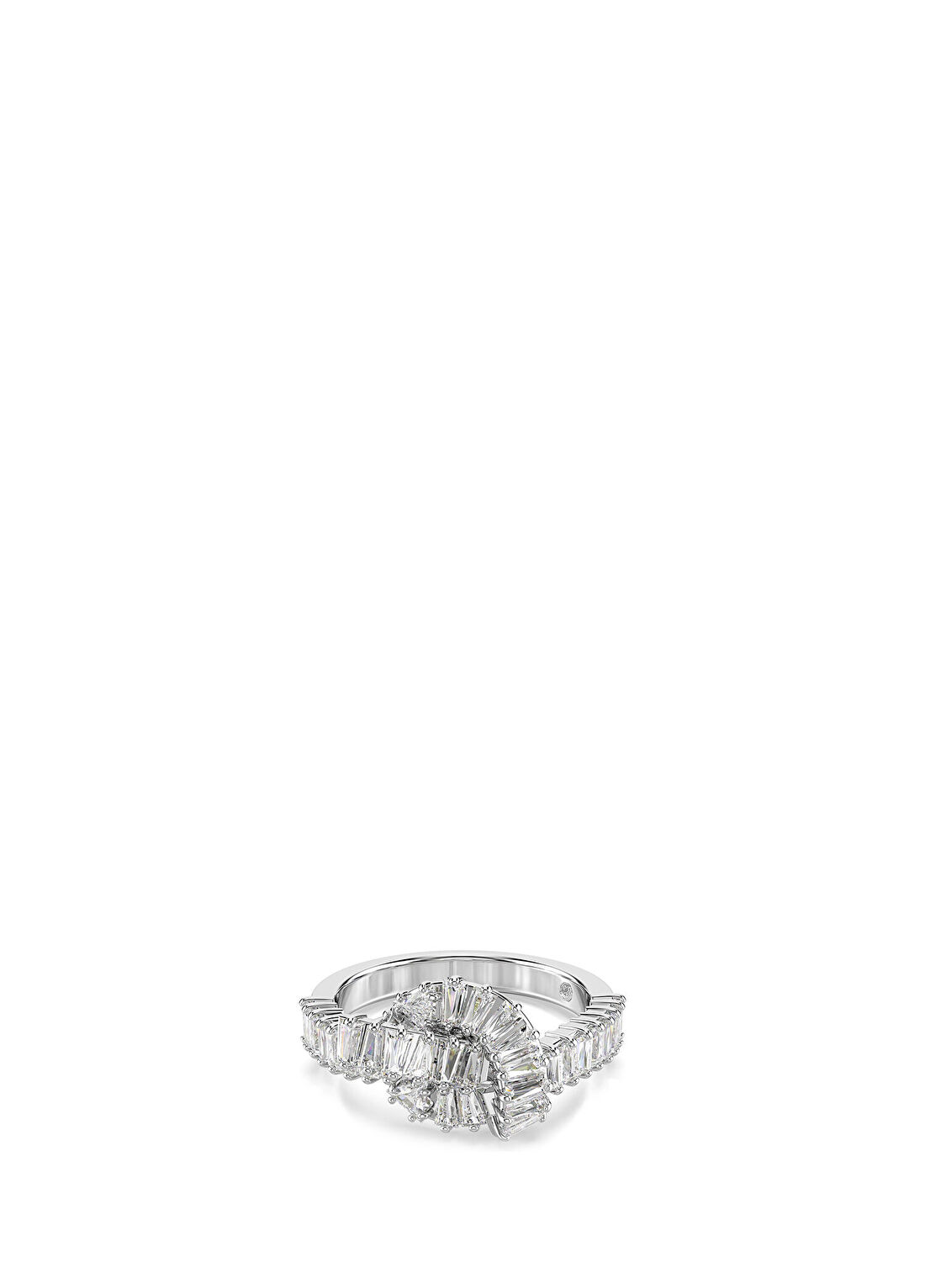 Swarovski Matrix Knot White Rhs Ring Kadın Yüzük