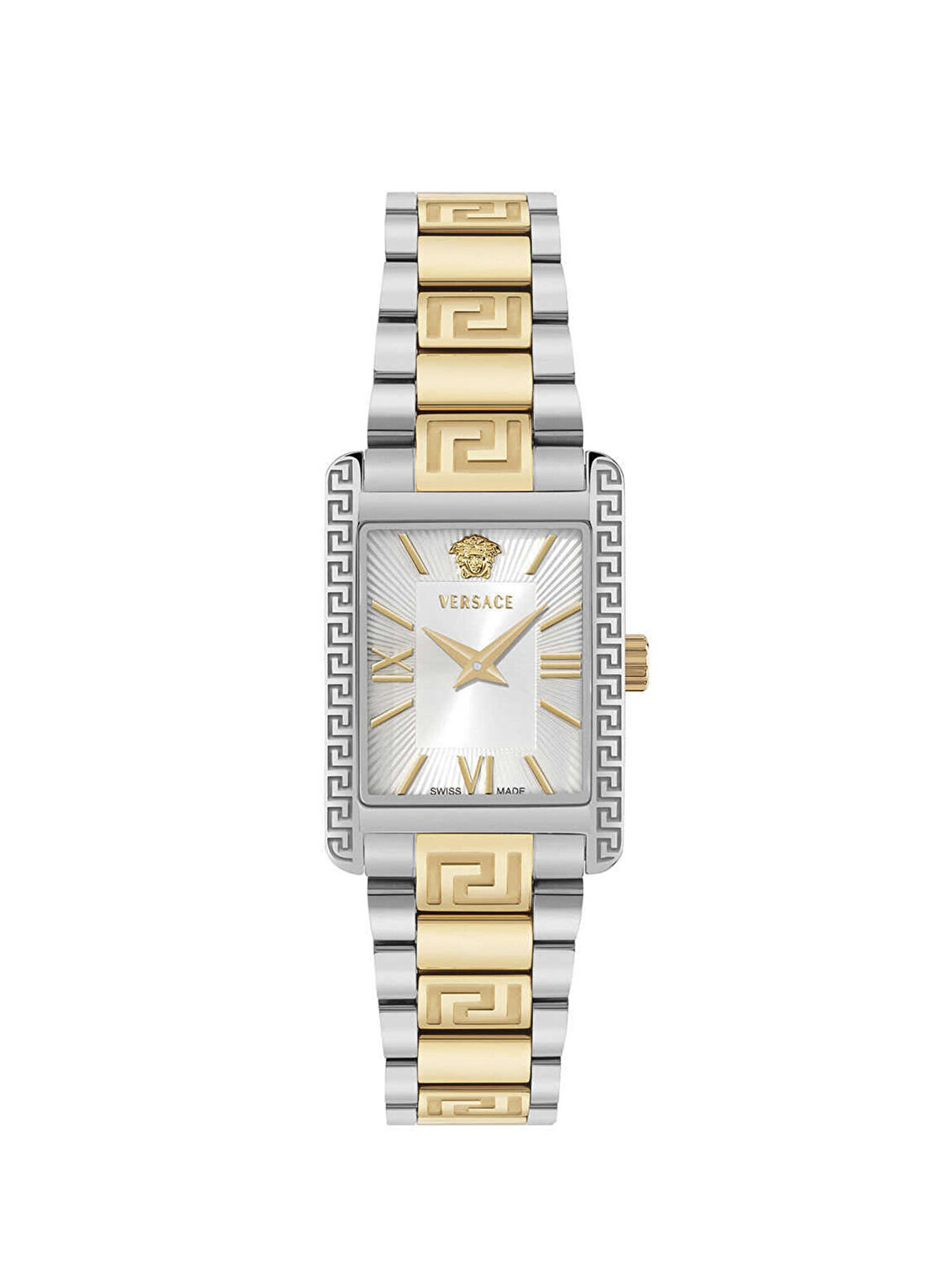 Versace VRSCVEKSA0626 Altın Rengi Metalik Gri Çelik Kadın Kol Saati
