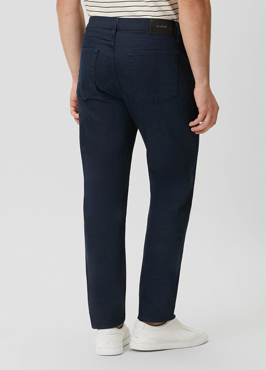 Network Lacivert Kaplamalı Denim Pantolon görsel 3