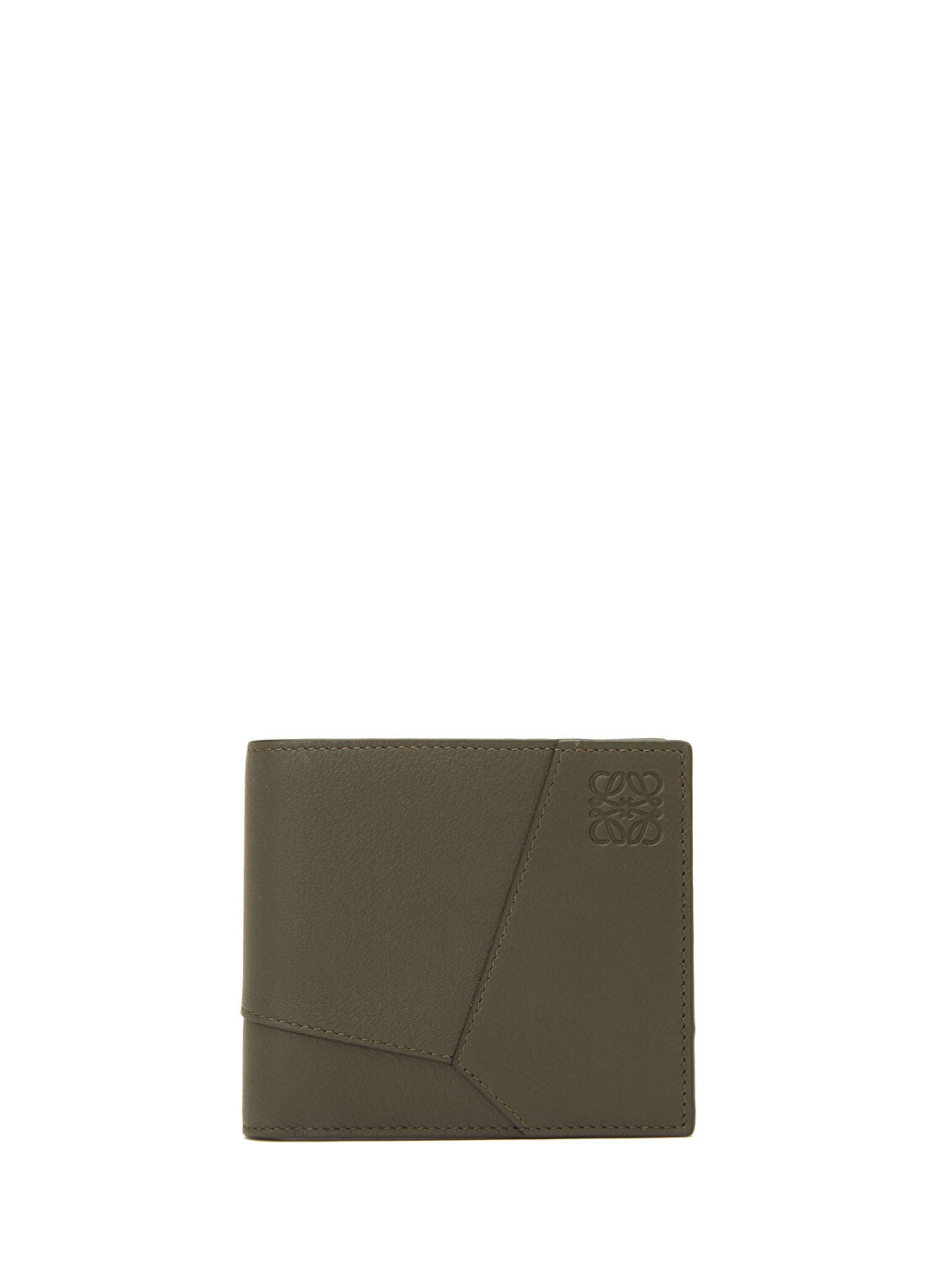 Loewe Puzzle Haki Erkek Deri Cüzdan
