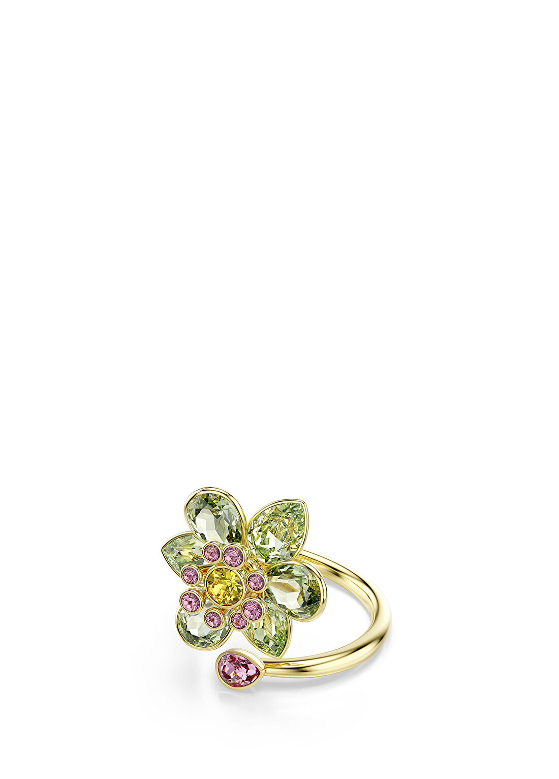 Swarovski Idyllıa Rıng Green Mul Gos Kadın Yüzük