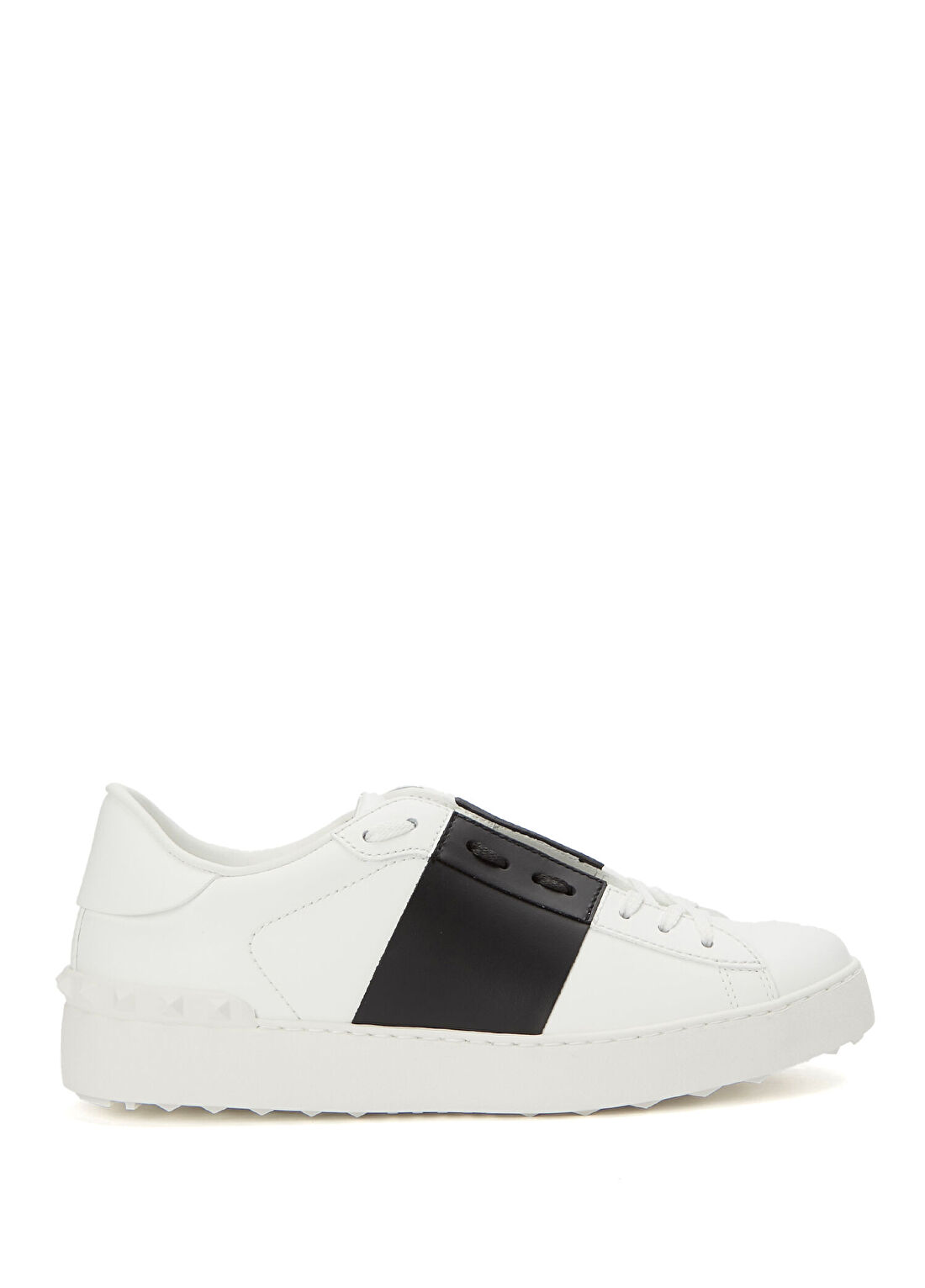 Valentino Garavani Open Siyah Beyaz Kadın Deri Sneaker