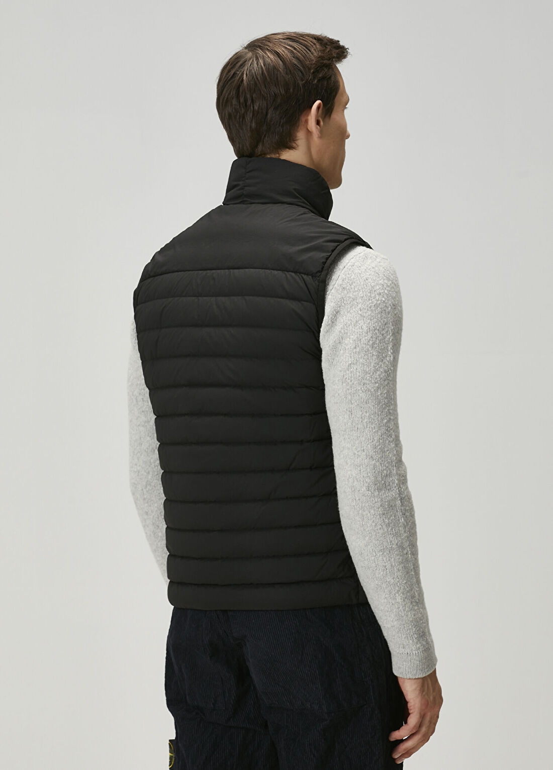 Stone Island Siyah Puff Yelek görsel 4