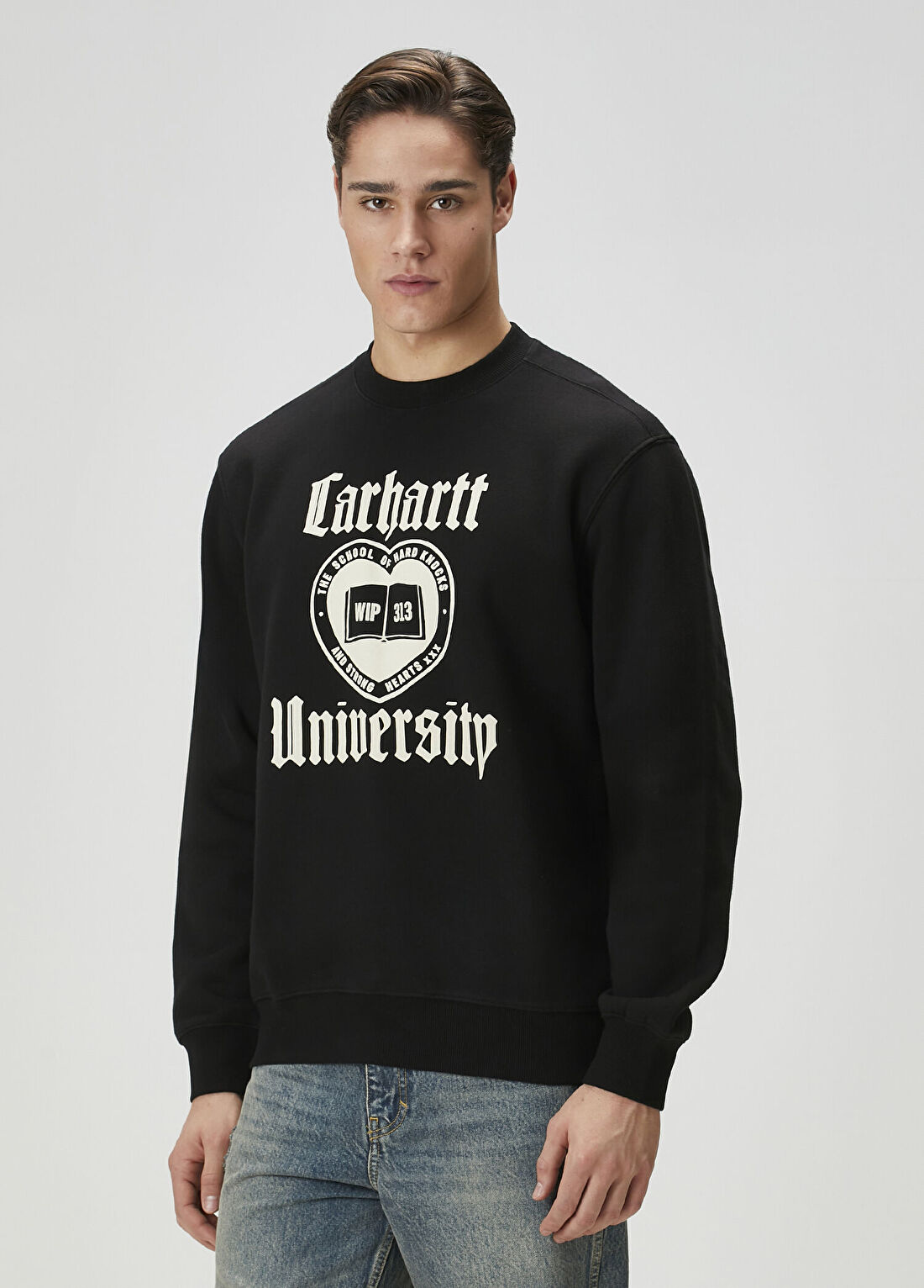 Carhartt WIP Siyah Sweatshirt görsel 3