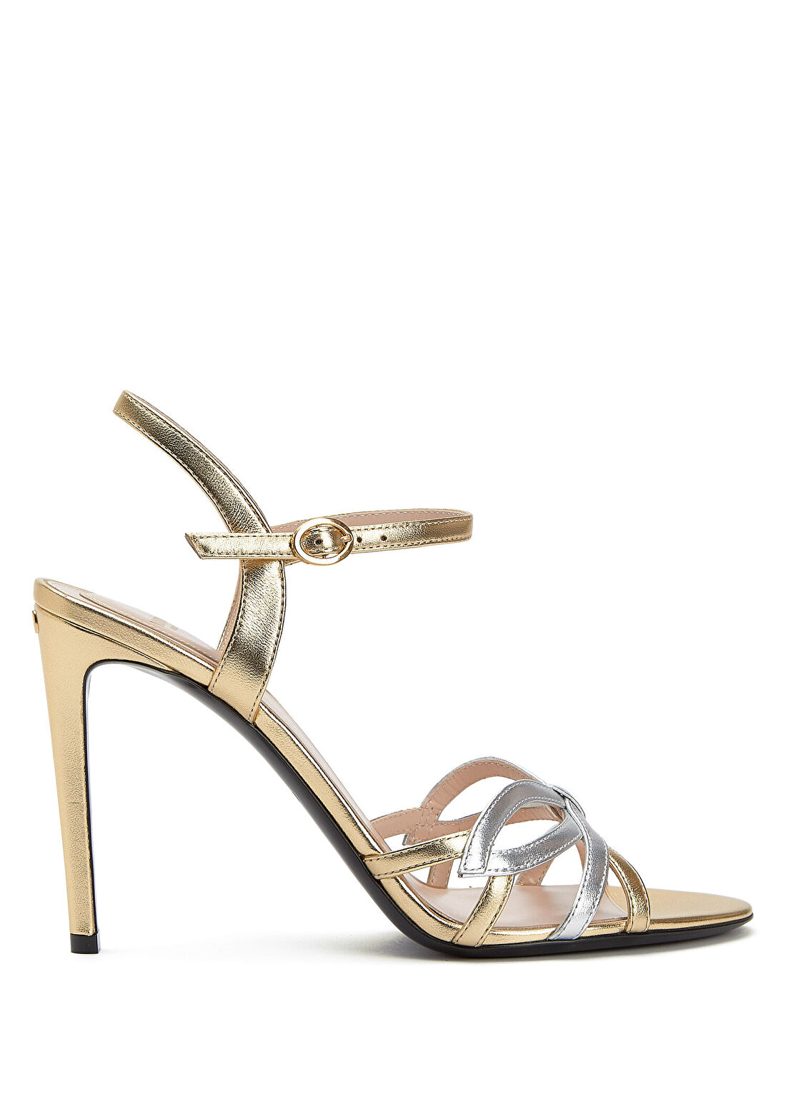Valentino Garavani Gold Kadın Deri Sandalet