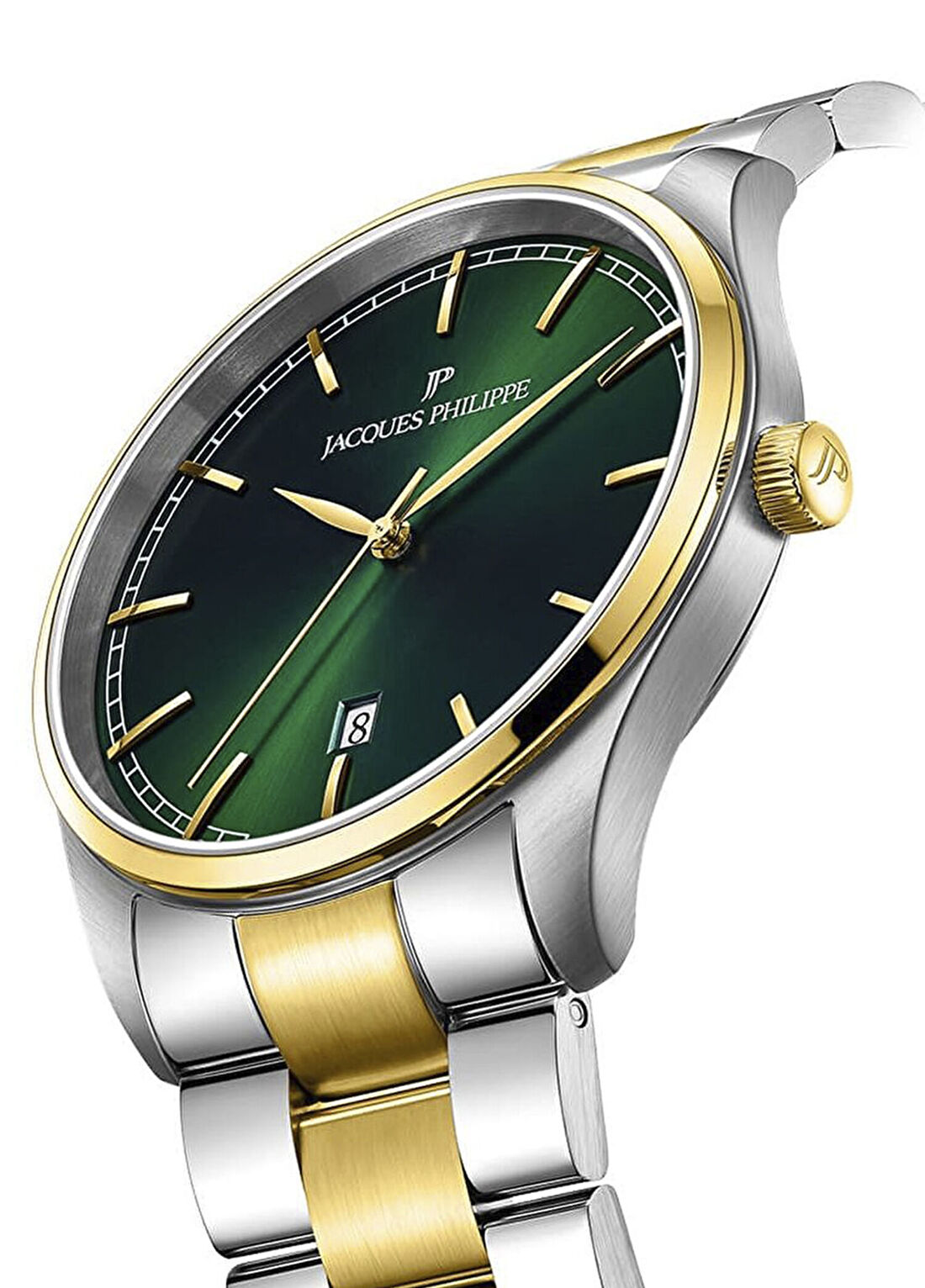 Jacques Philippe JPQGS6273X8 Altın Rengi Metalik Gri Çelik Erkek Kol Saati görsel 3