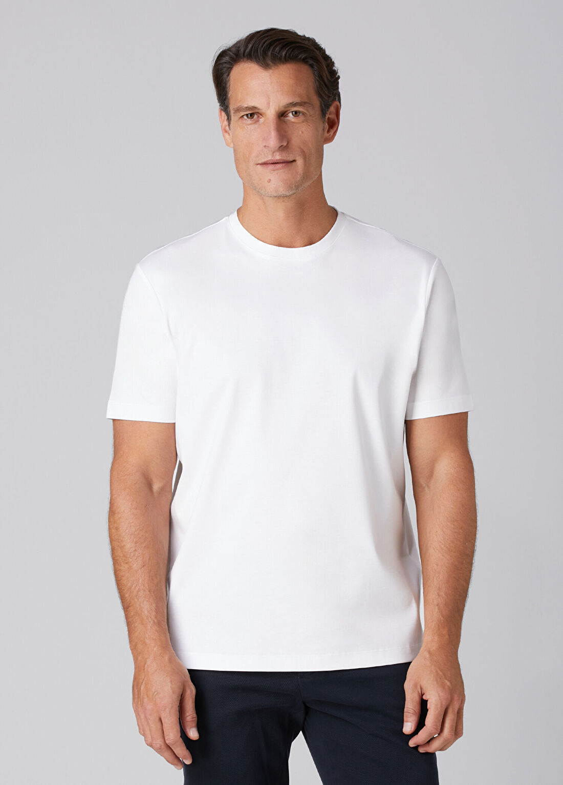 Beymen Collection Beyaz Basic T-shirt görsel 3