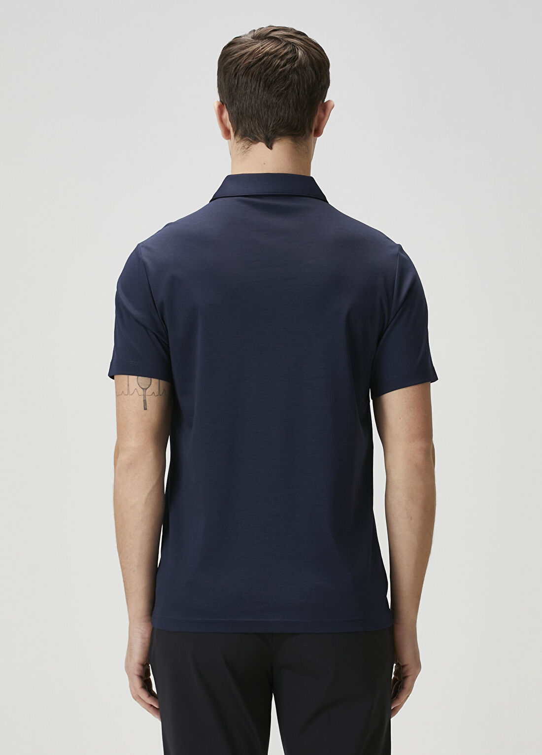 Michael Kors Lacivert Polo Yaka T-shirt görsel 4