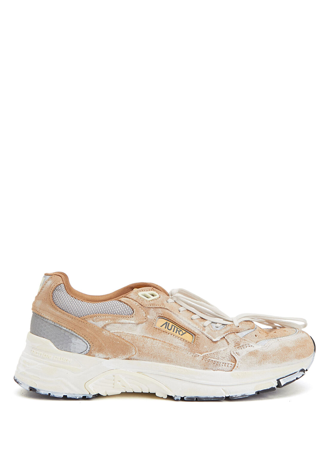 Autry Hyperway Bej Erkek Deri Sneaker