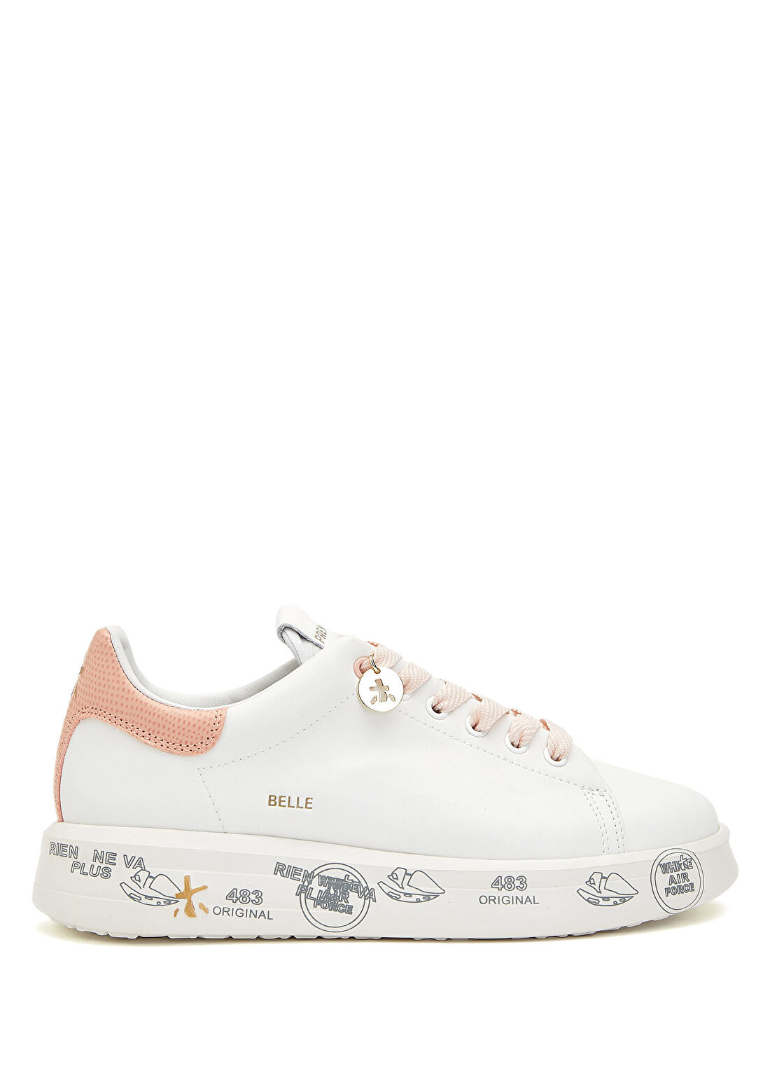 Premiata Belle Beyaz Kadın Deri Sneaker
