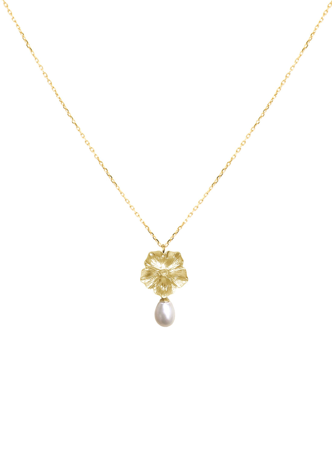Alegoria Jewellery Bavella Mini İnci 24 Ayar Altın Kaplama 925 Ayar Gümüş Kadın Kolye