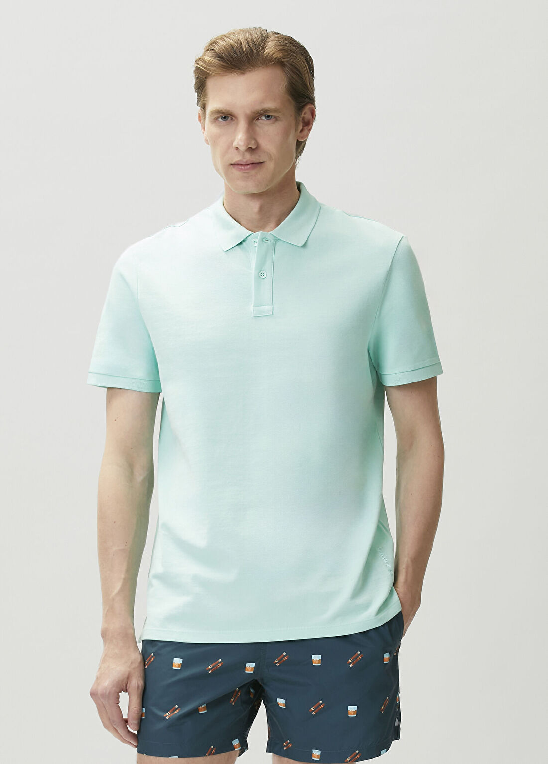 Hawksbill Comfort Fit Su Yeşili Polo T-shirt