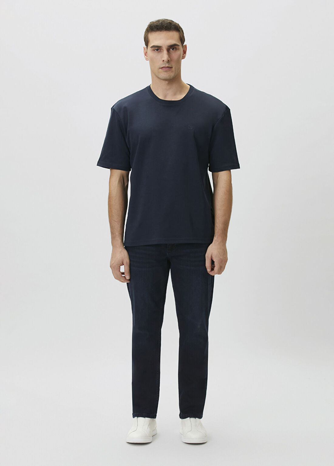 Network Lacivert Comfort Fit T-shirt görsel 2