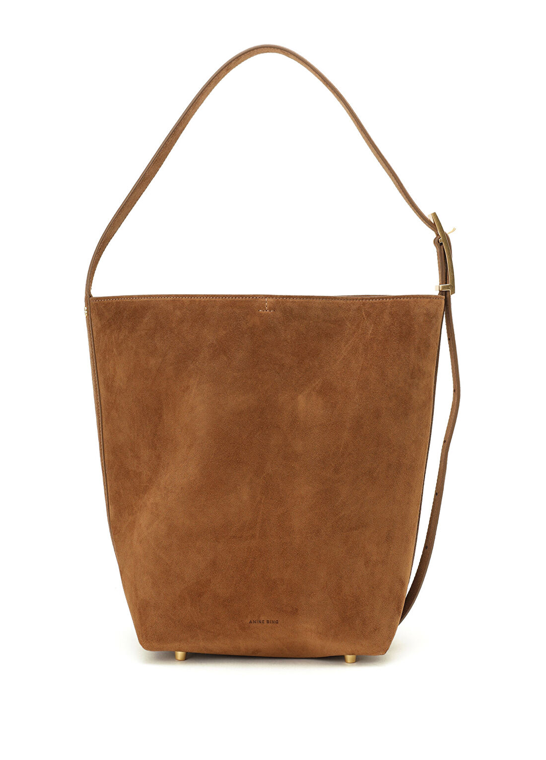 Anine Bing Elly Bucket Taba Kadın Süet Çanta