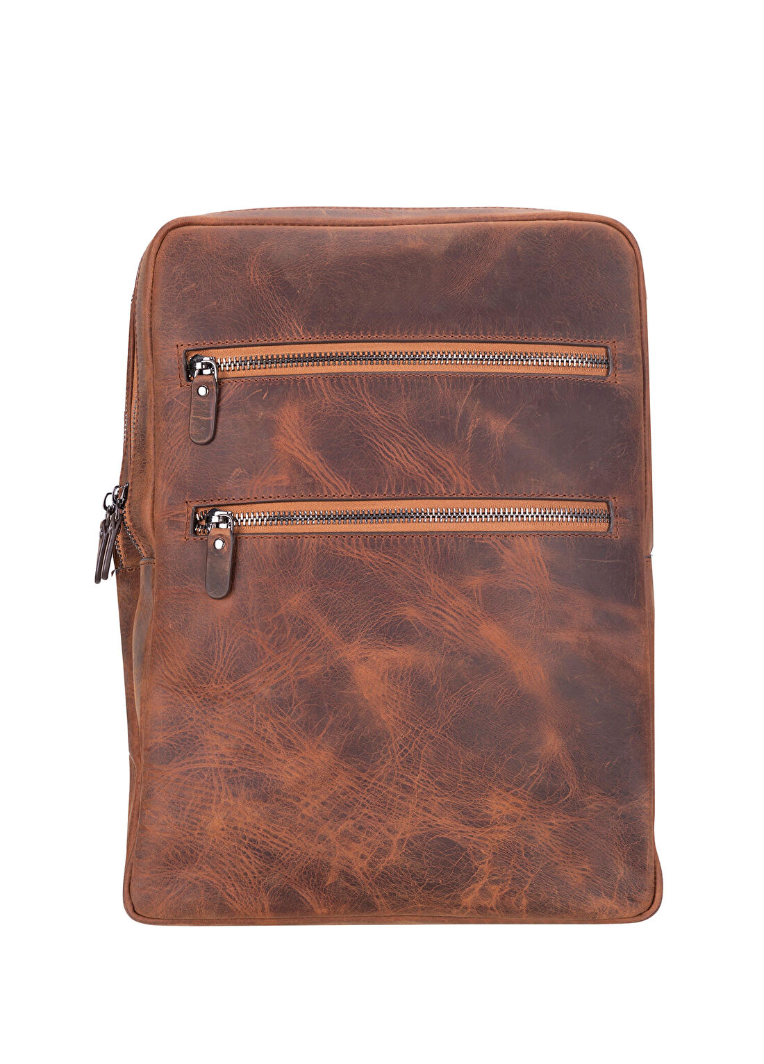 Bloominbag Heritage Saddle Kahverengi Deri 16” Uyumlu Unisex Laptop Sırt Çantası