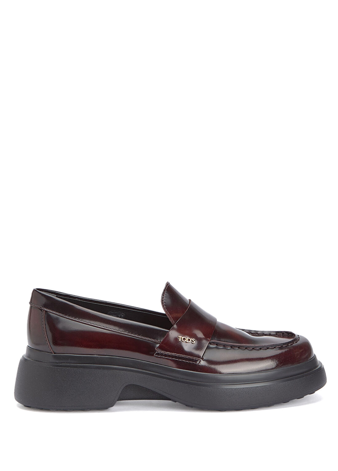 Tod's Koyu Kahverengi Kadın Deri Loafer