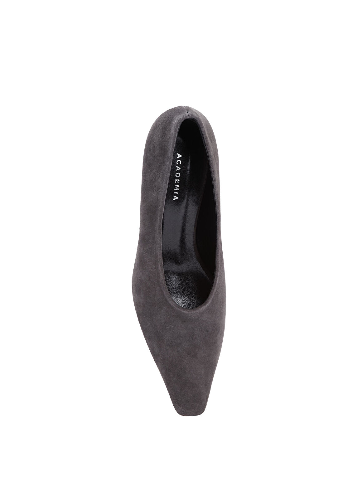 Academia Gri Nubuk Stiletto görsel 4