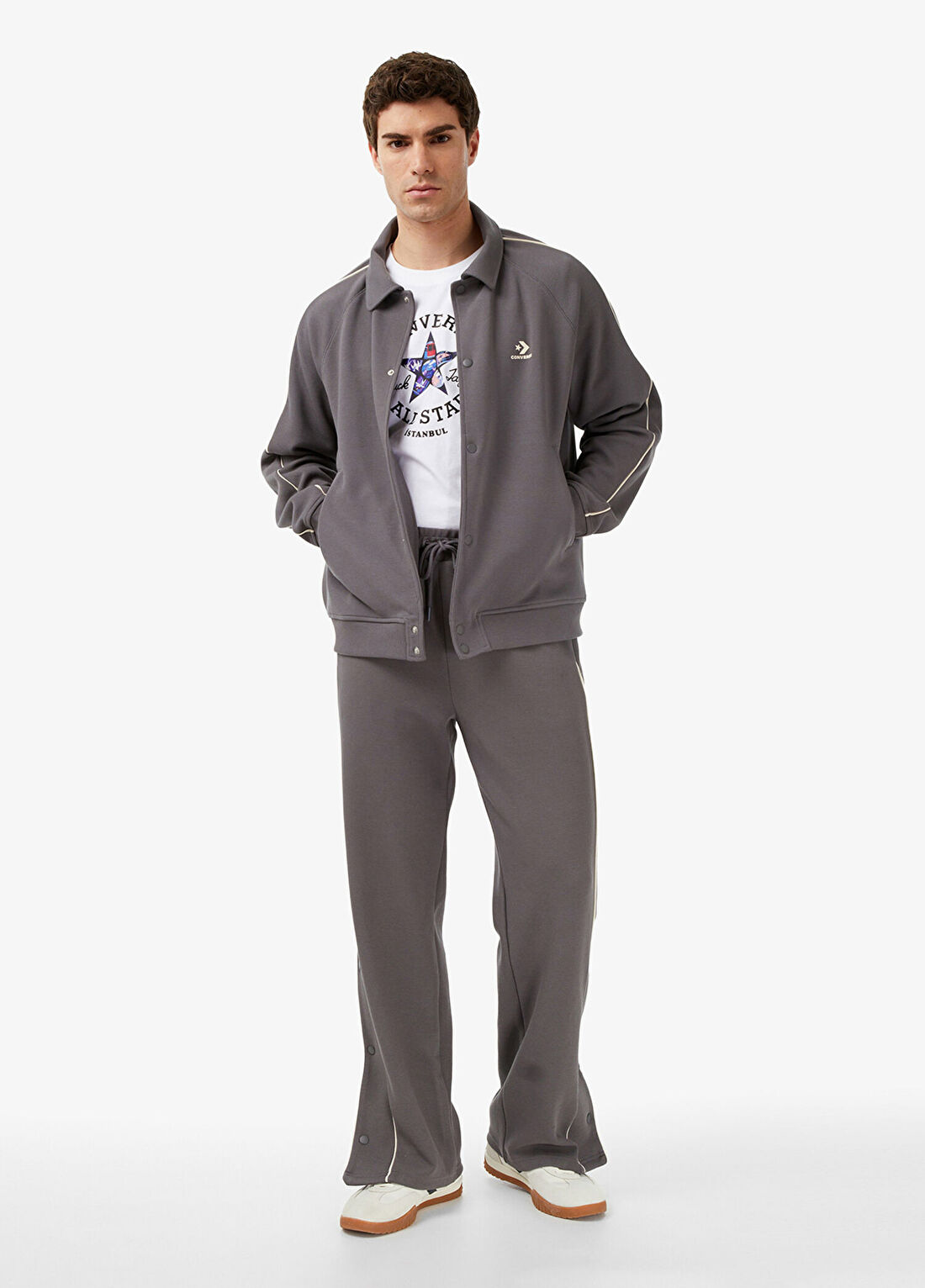 Converse Gri Erkek Spor Pantolon