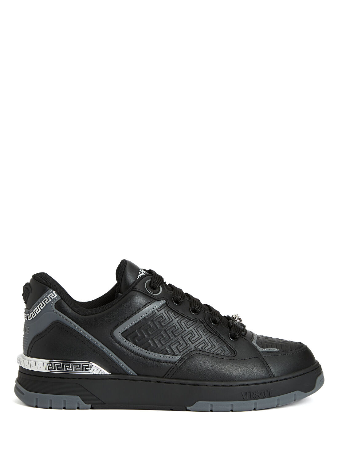 Versace Siyah Erkek Deri Sneaker