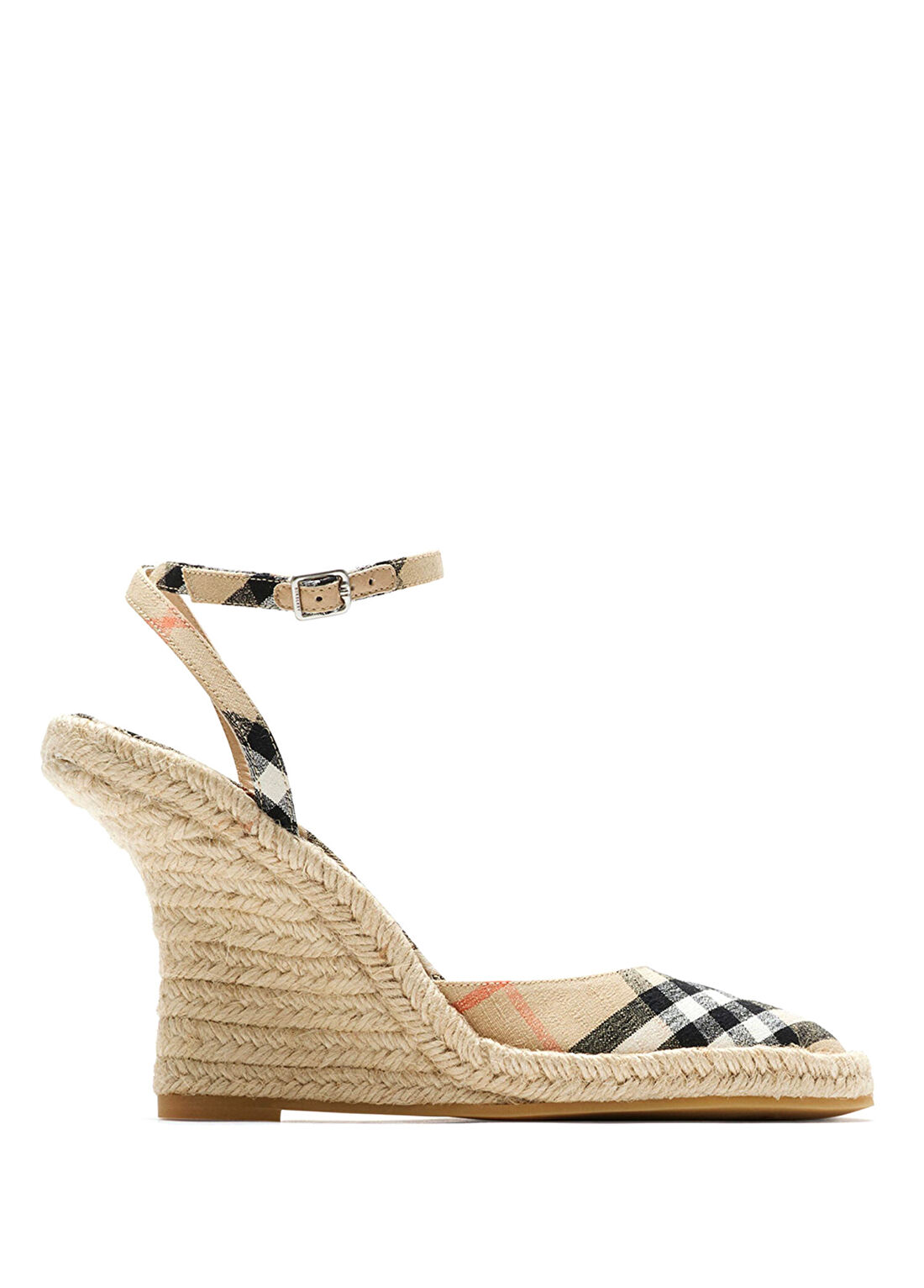 Burberry Mews Pumps Bej Kadın Espadril Topuklu Ayakkabı