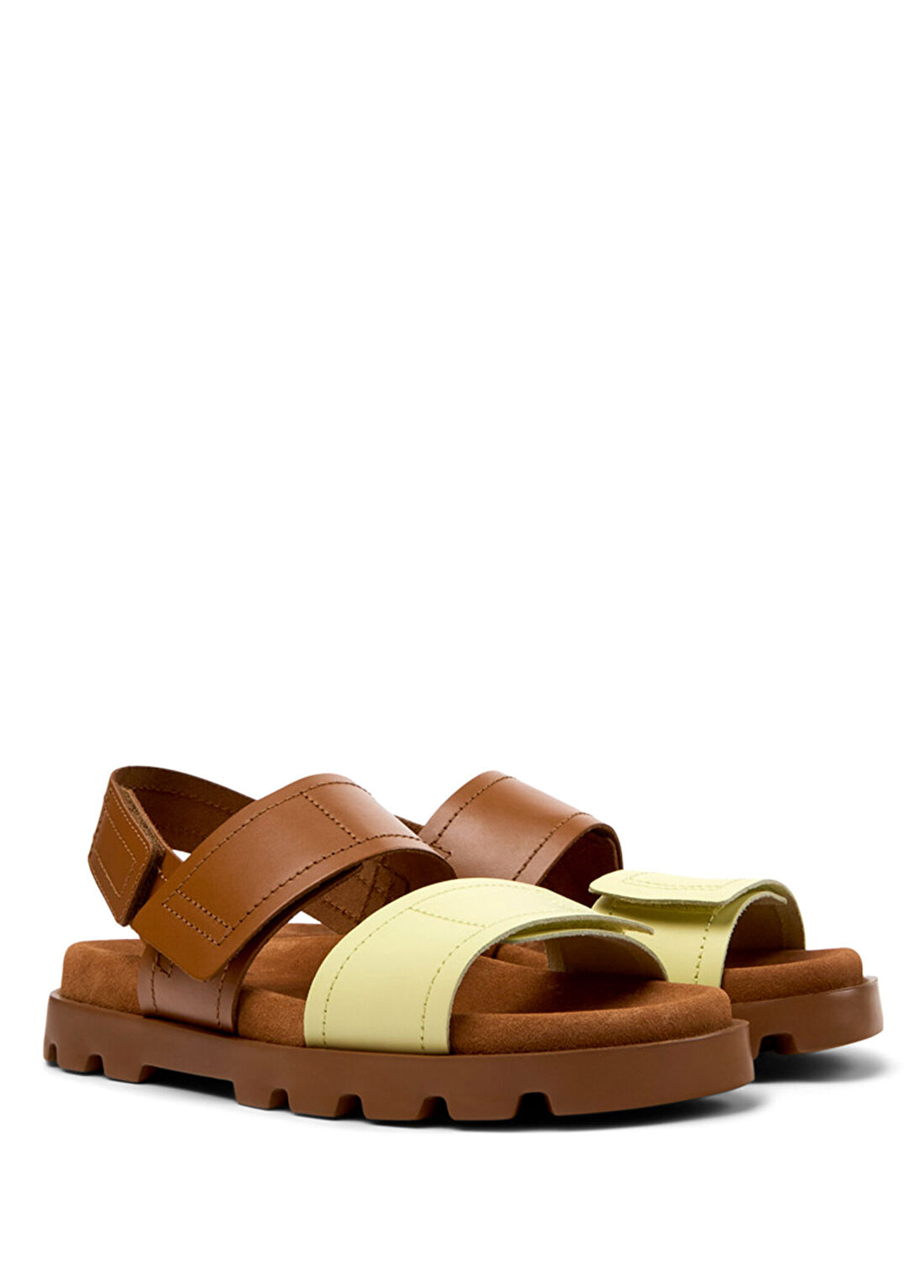 Camper Brutus Sandal Renkli Deri Kadın Sandalet K201323-017 görsel 2