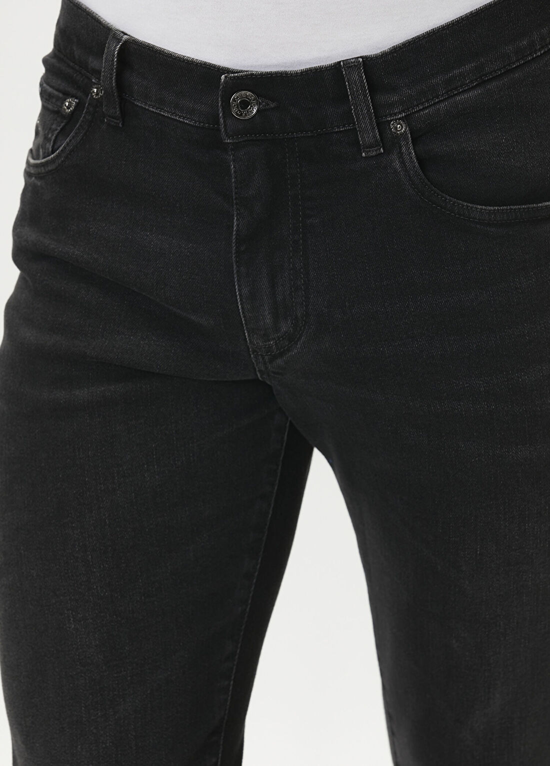 Dolce&Gabbana Slim Fit Siyah Jean Pantolon görsel 4