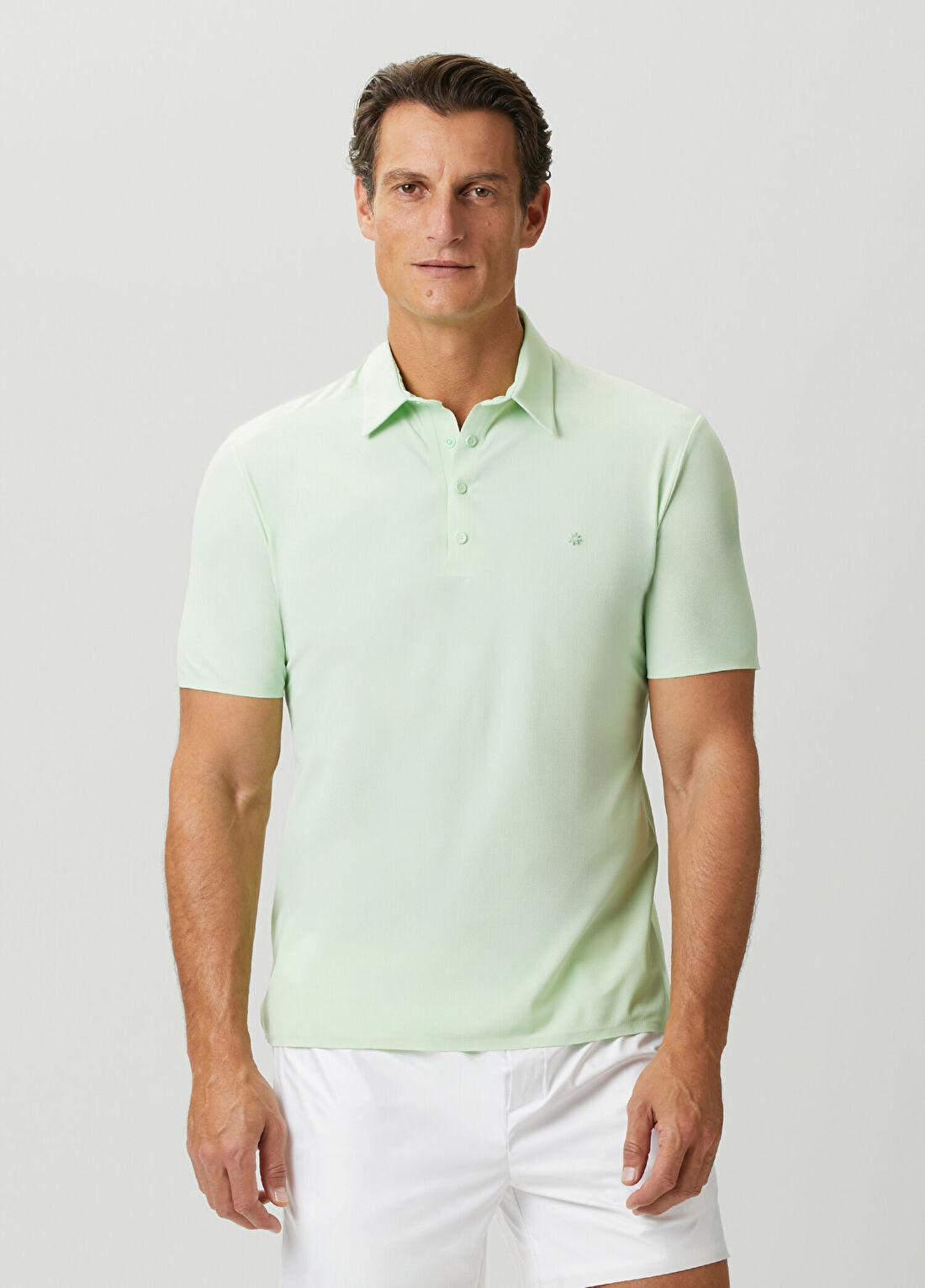 Isaora Ultra Light Mentalist Su Yeşili Polo Yaka T-shirt