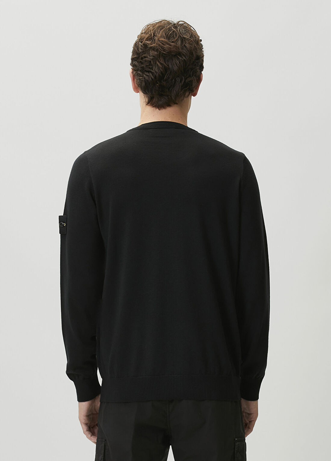 Stone Island Siyah Yün Kazak görsel 4