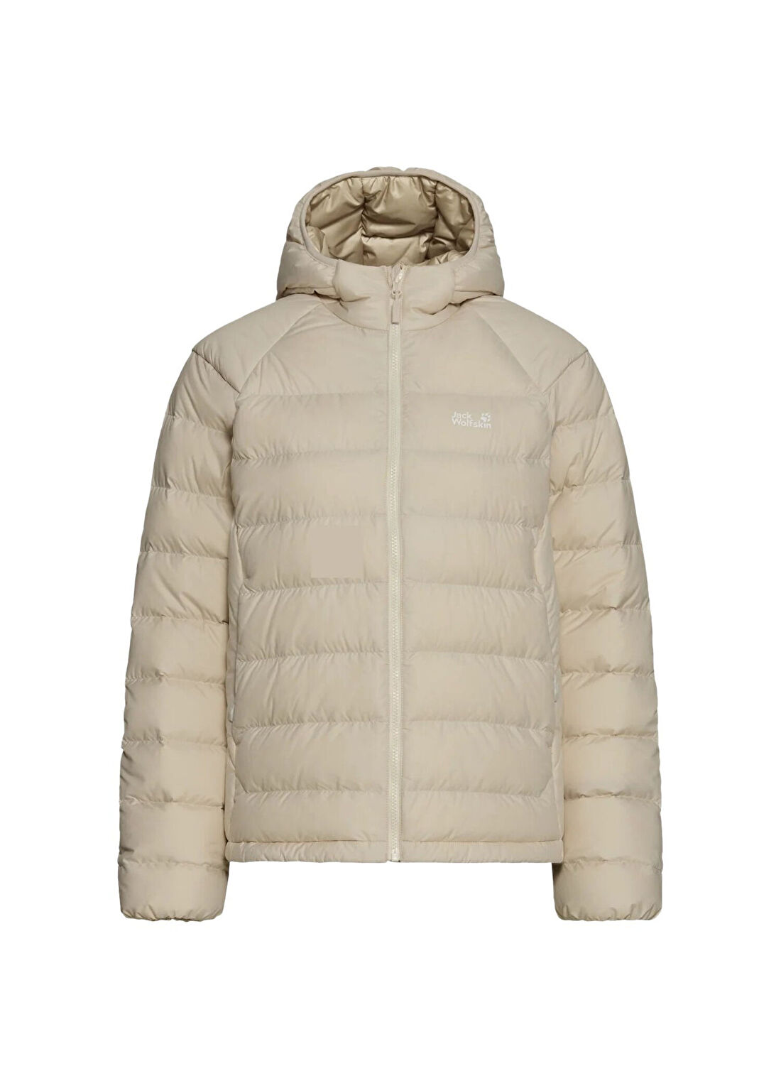 Jack Wolfskin Wild Pass Down Hoody RDS Bej Kadın Outdoor Mont