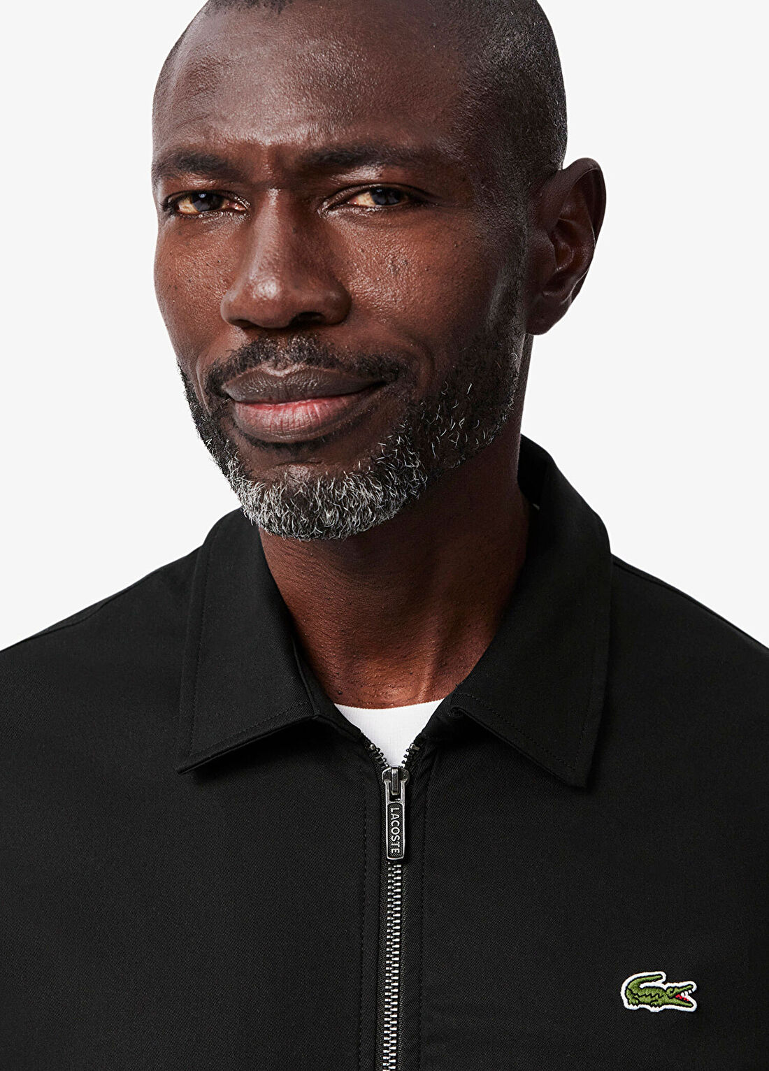 Lacoste Siyah Gömlek Yaka Erkek Ceket görsel 2