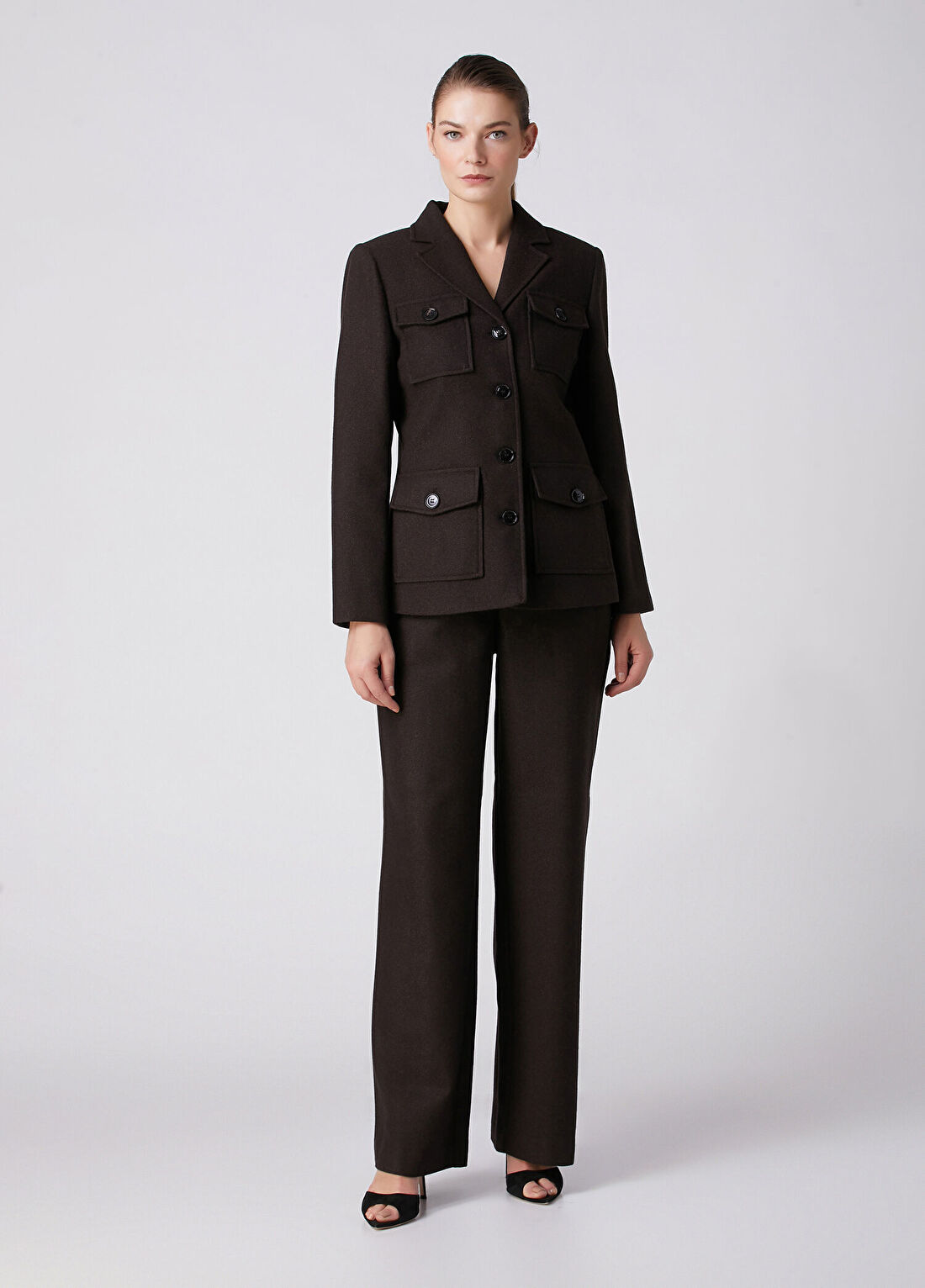 Beymen Collection Kahverengi Yün Pantolon