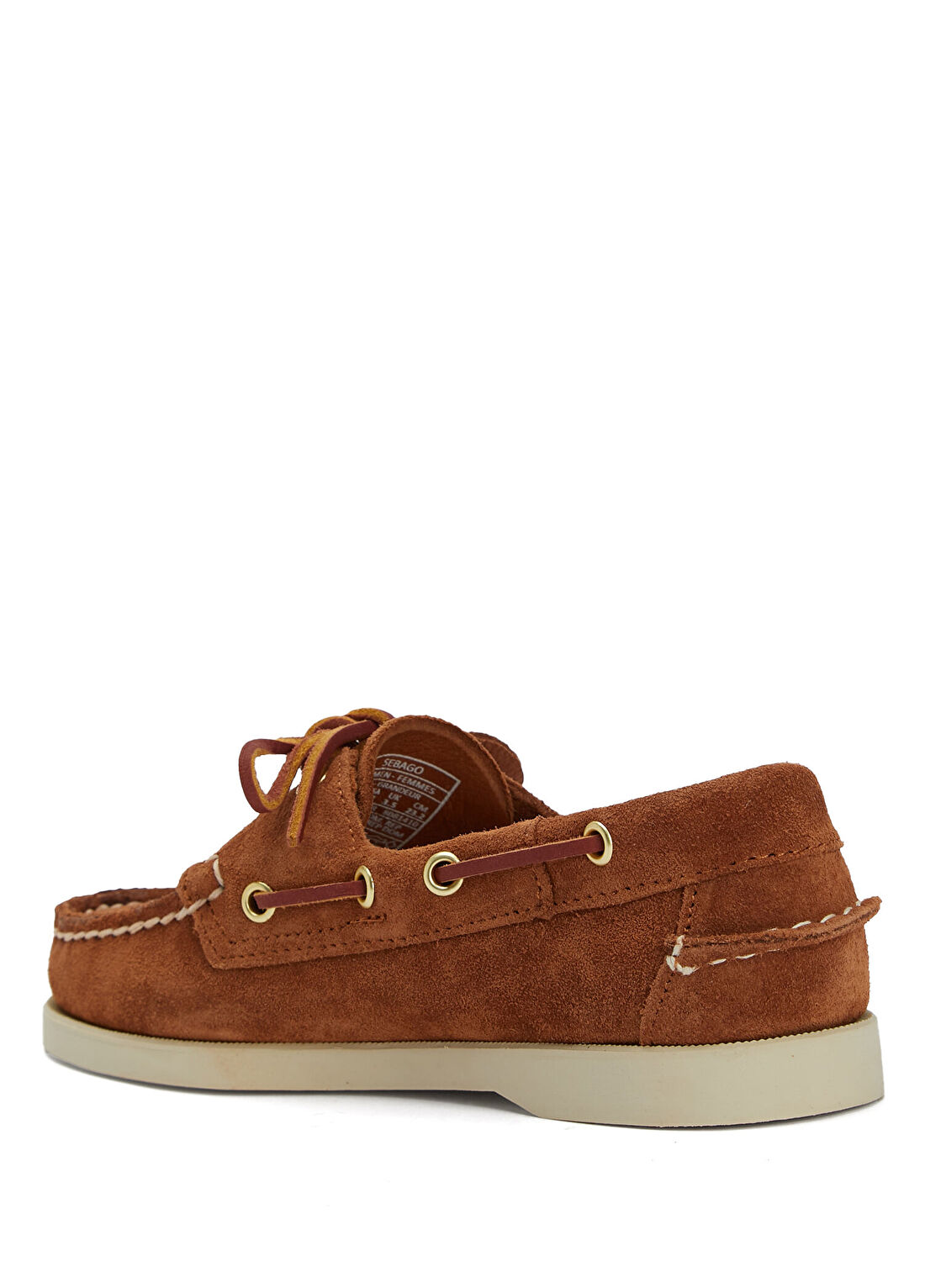 Sebago Portland Artisan Kahverengi Kadın Süet Loafer görsel 3