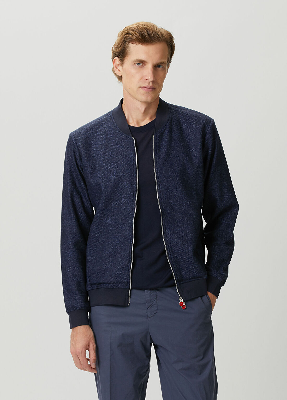 Kiton Lacivert Dış Gömlek