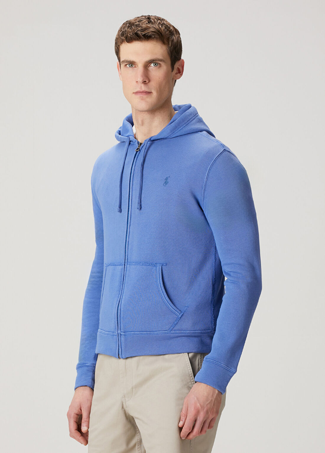 Polo Ralph Lauren Mavi Kapüşonlu Sweatshirt görsel 3