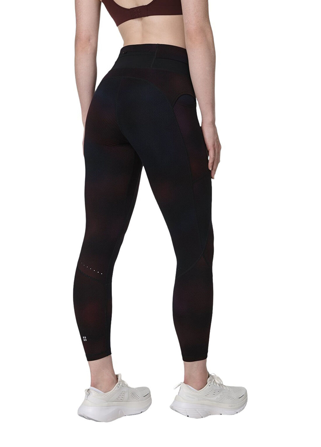 Sweaty Betty Ultimate Running 78 Legging Siyah Kadın Koşu Taytı görsel 4