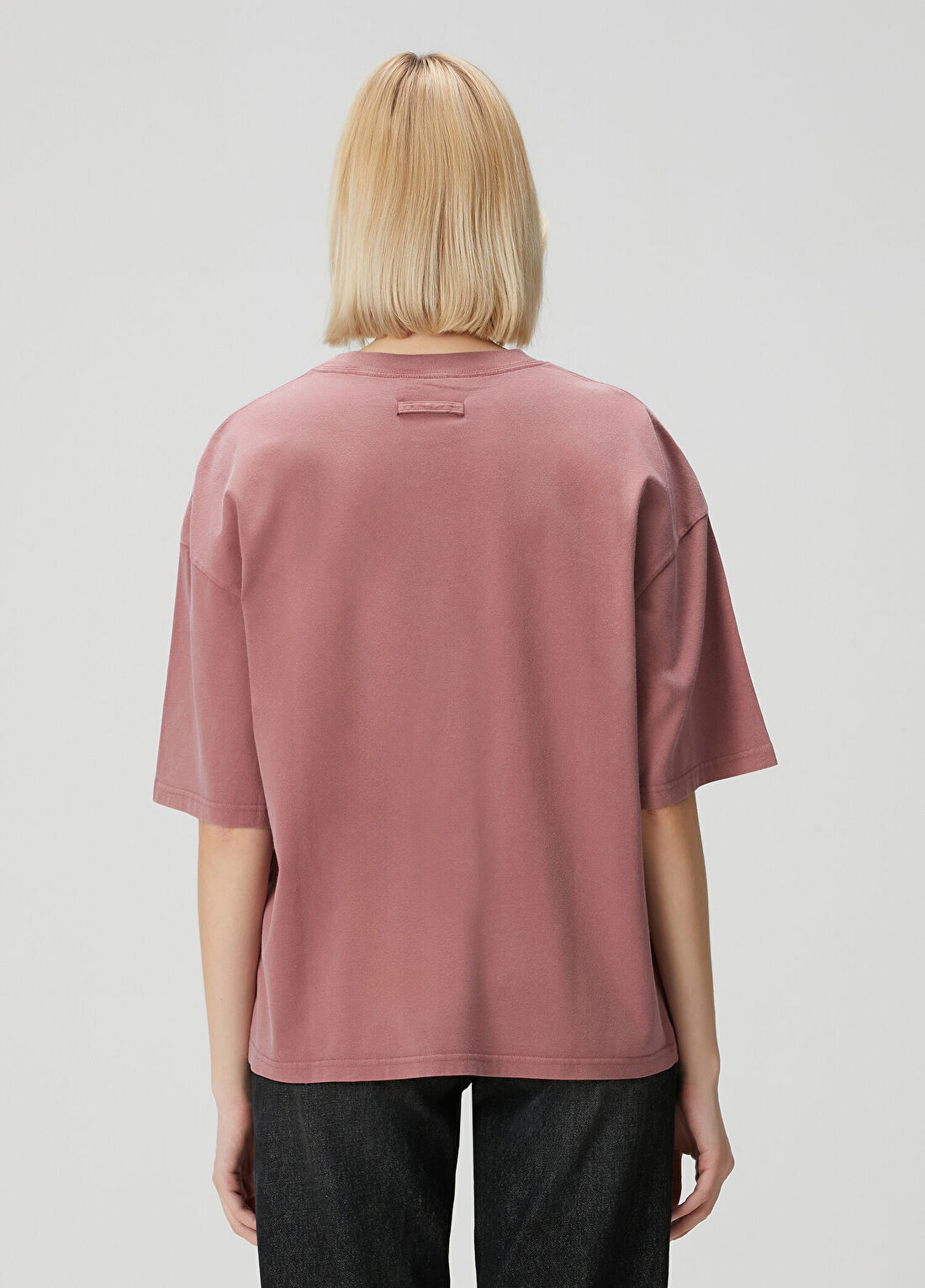 Jean Paul Gaultier Pembe Logo Nakışlı T-shirt görsel 4