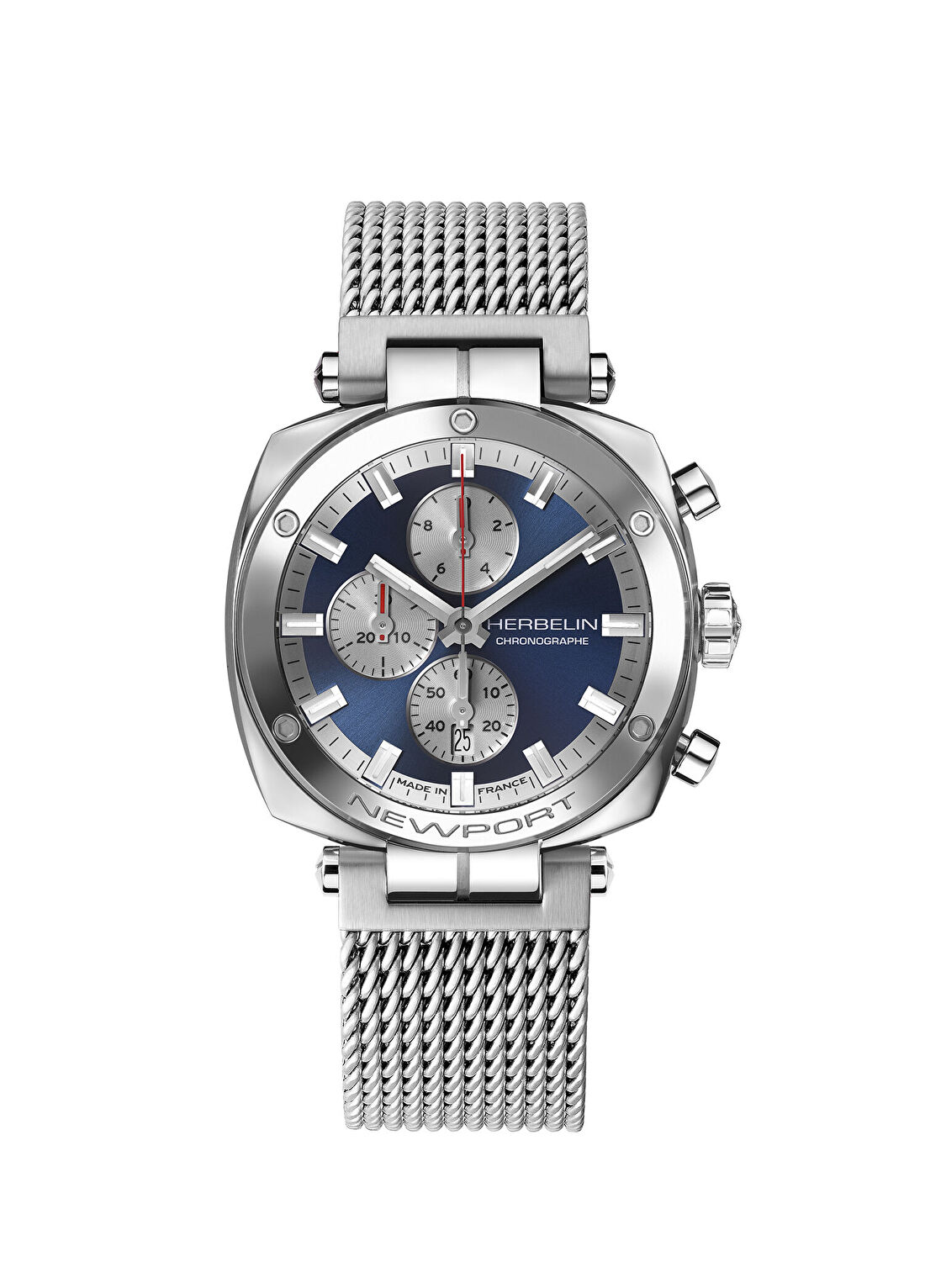 Herbelin Newport Heritage Chrono 35664AP25B Çelik Erkek Kol Saati