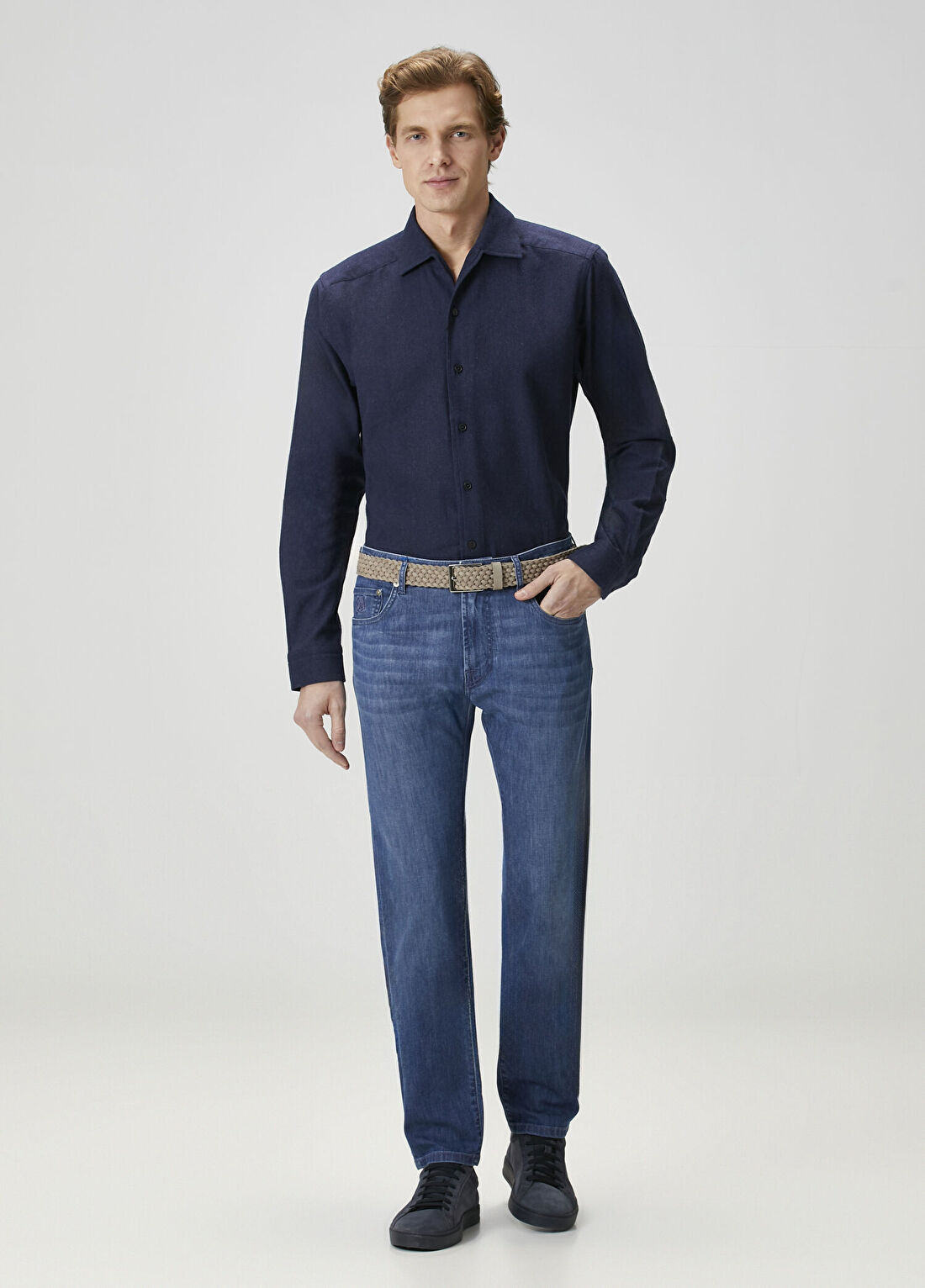 Corneliani Mavi Jean Pantolon