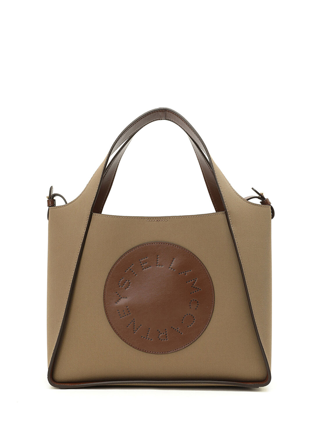 Stella McCartney Logo Crossbody Tote Kahverengi Kadın Çanta