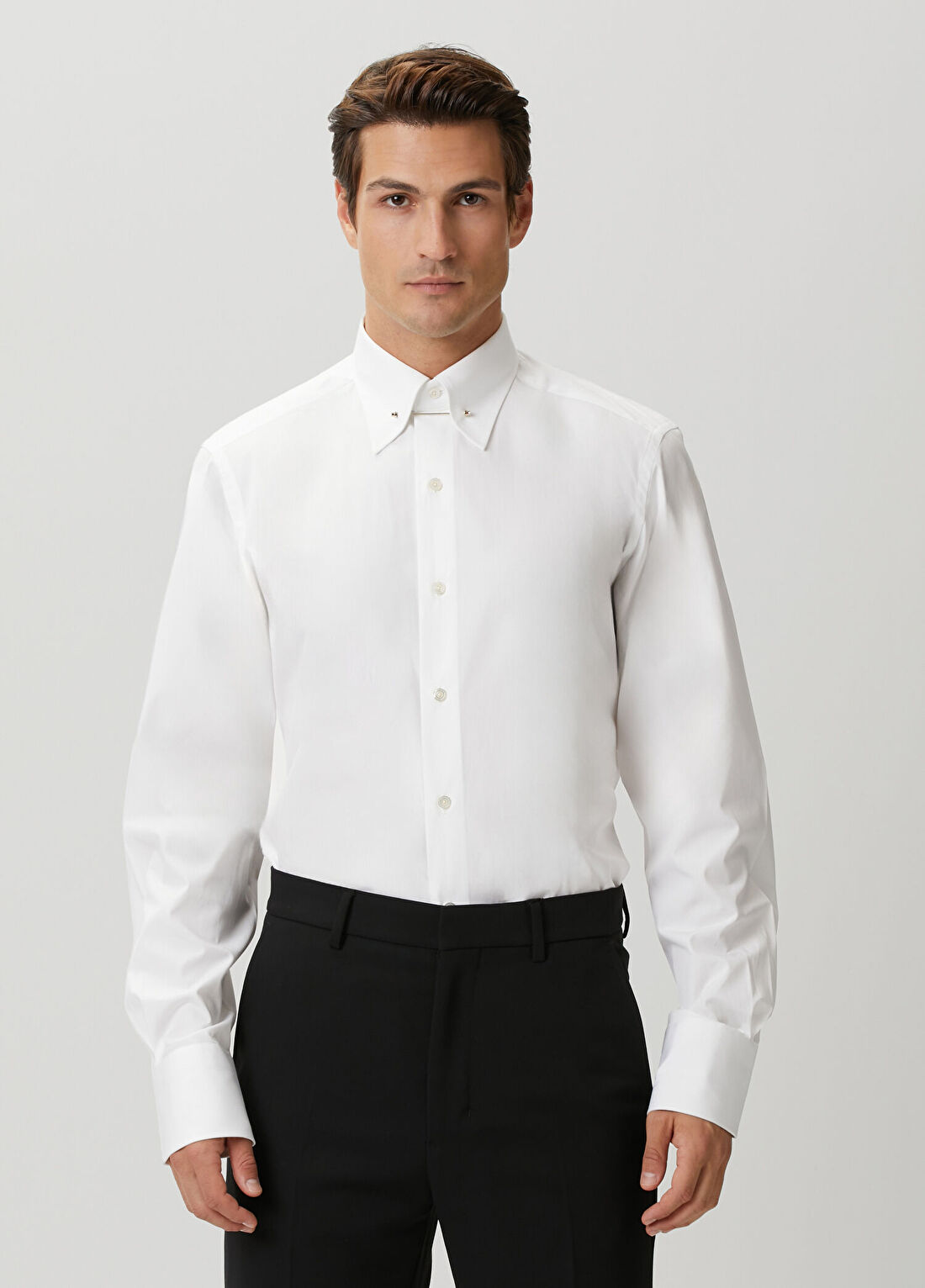 Tom Ford Slim Fit Beyaz Poplin Gömlek