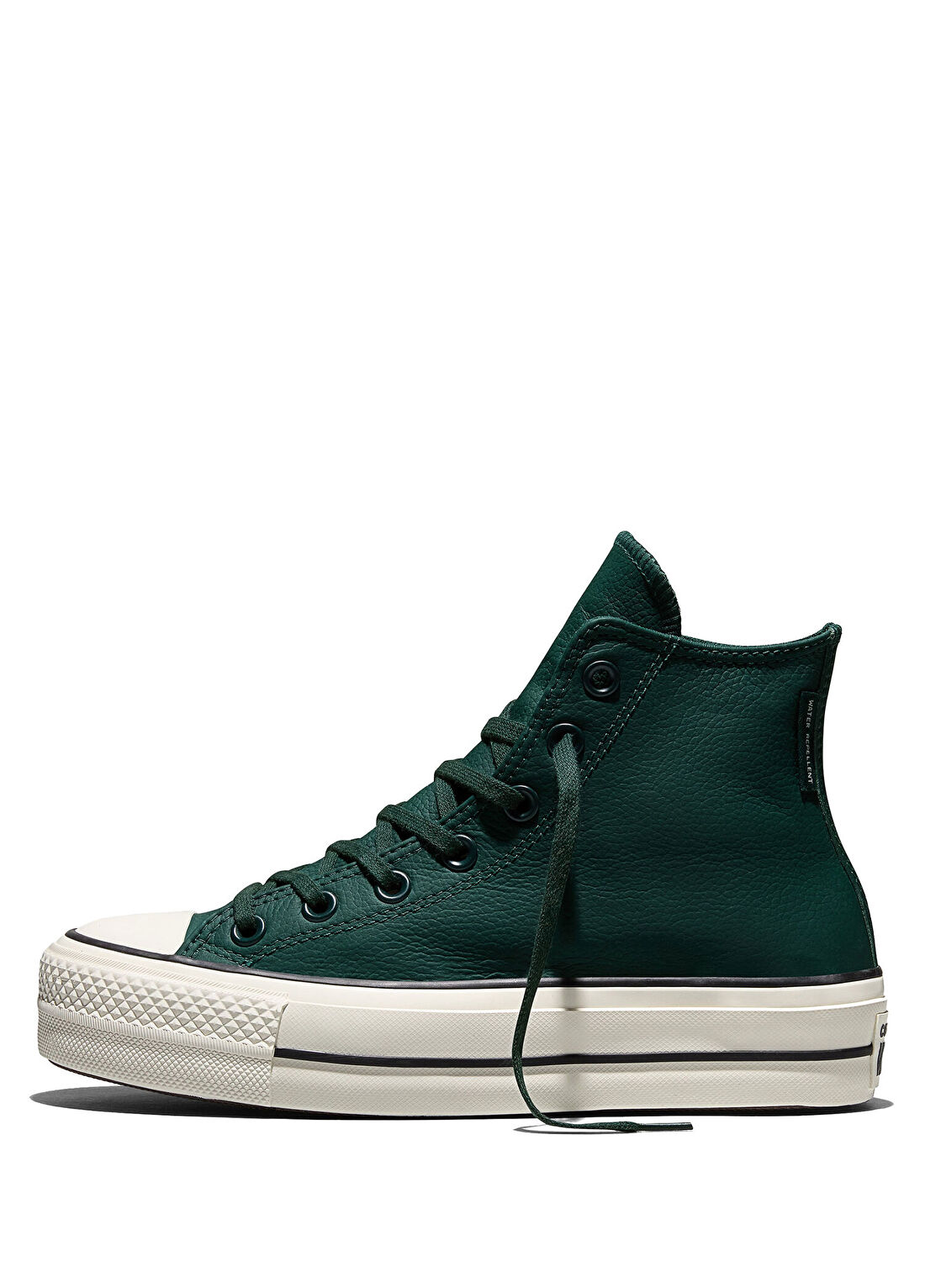 Converse Chuck Taylor All Star Lift Yeşil Deri Kadın Sneaker görsel 3