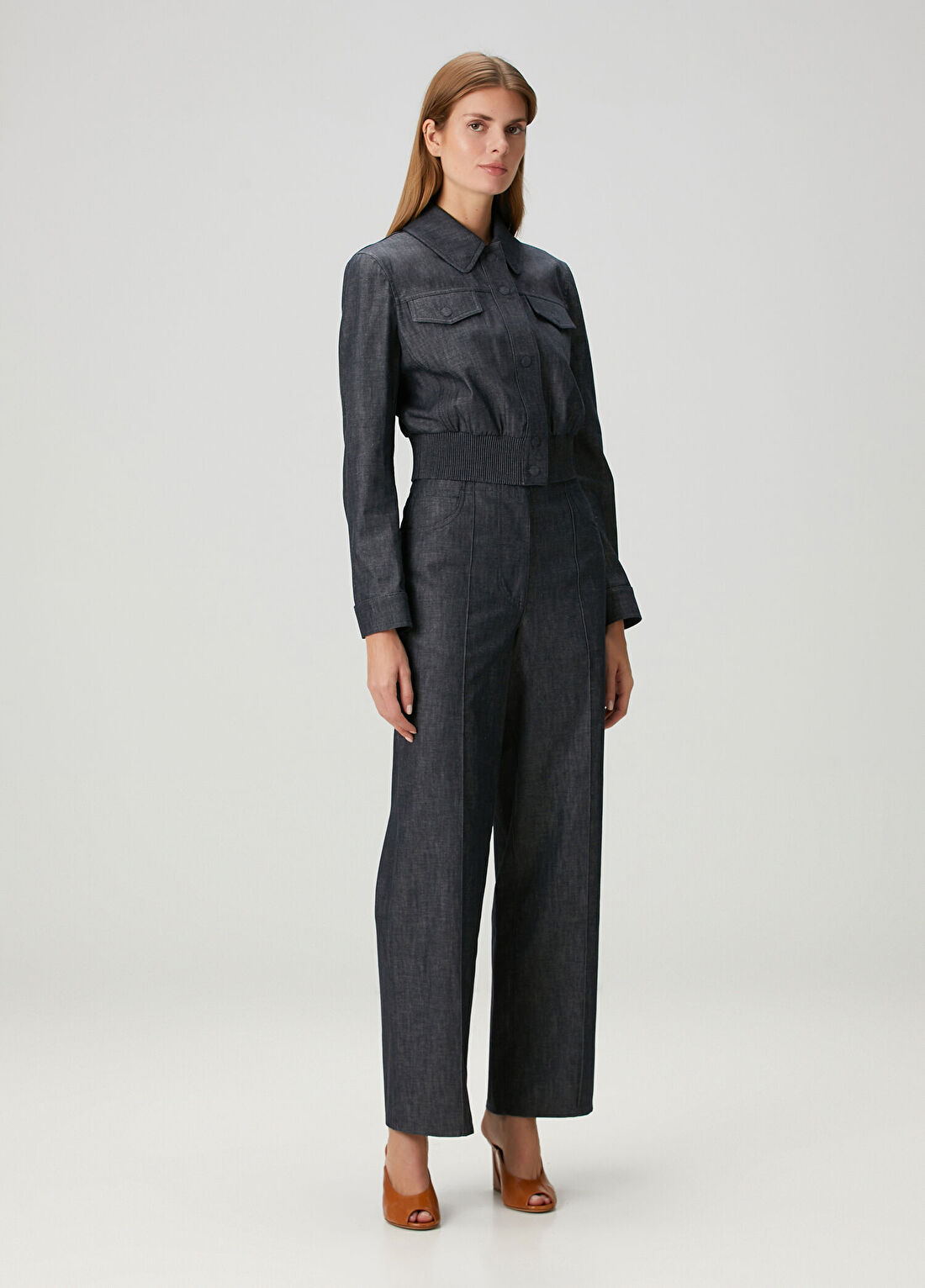 Fendi Mavi Bomber Ceket görsel 2