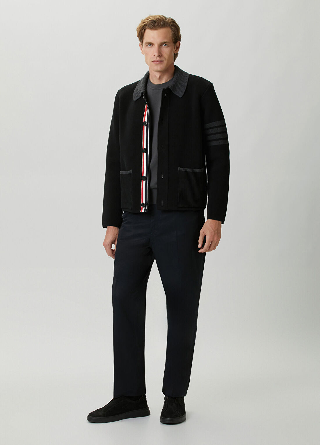Thom Browne Gri Sweatshirt görsel 2