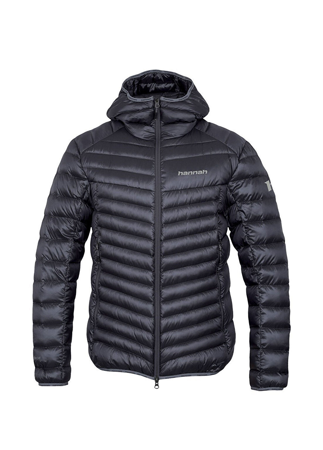 Hannah Arden Asphalt Stripe Kapüşonlu Erkek Outdoor Mont