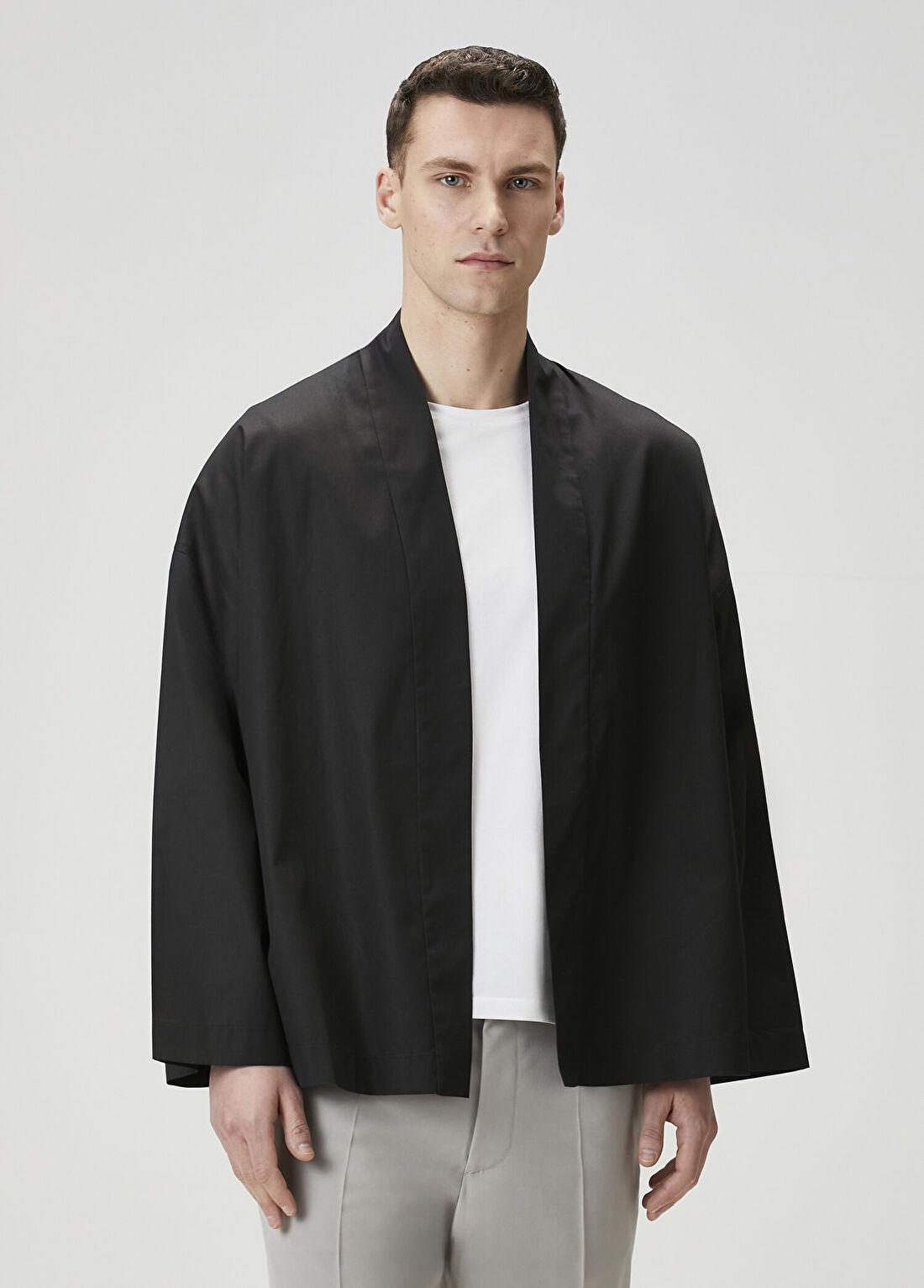 Meta Campania Collective Lorna Siyah Poplin Kimono
