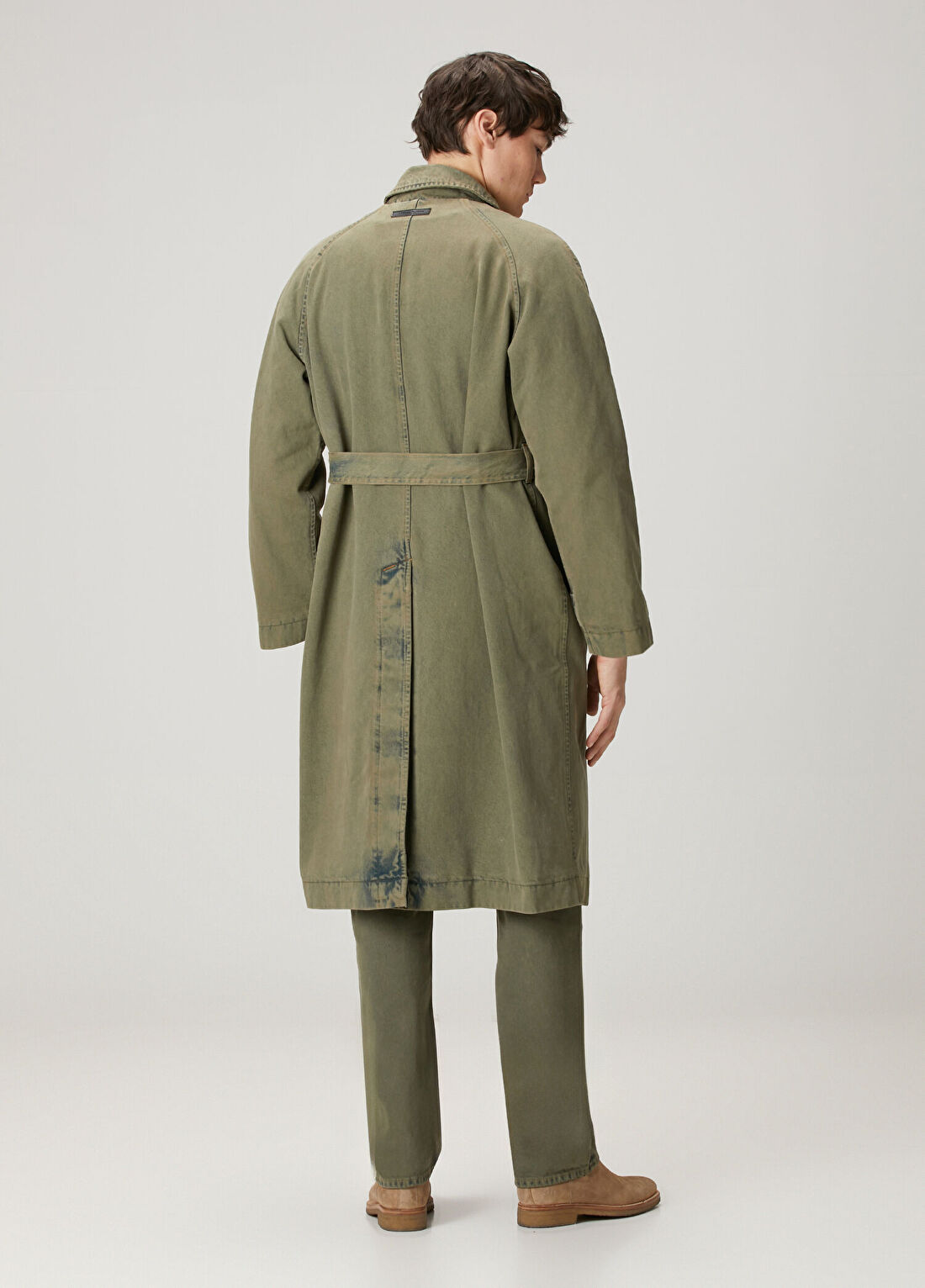 7 For All Mankind Haki Denim Parka görsel 4